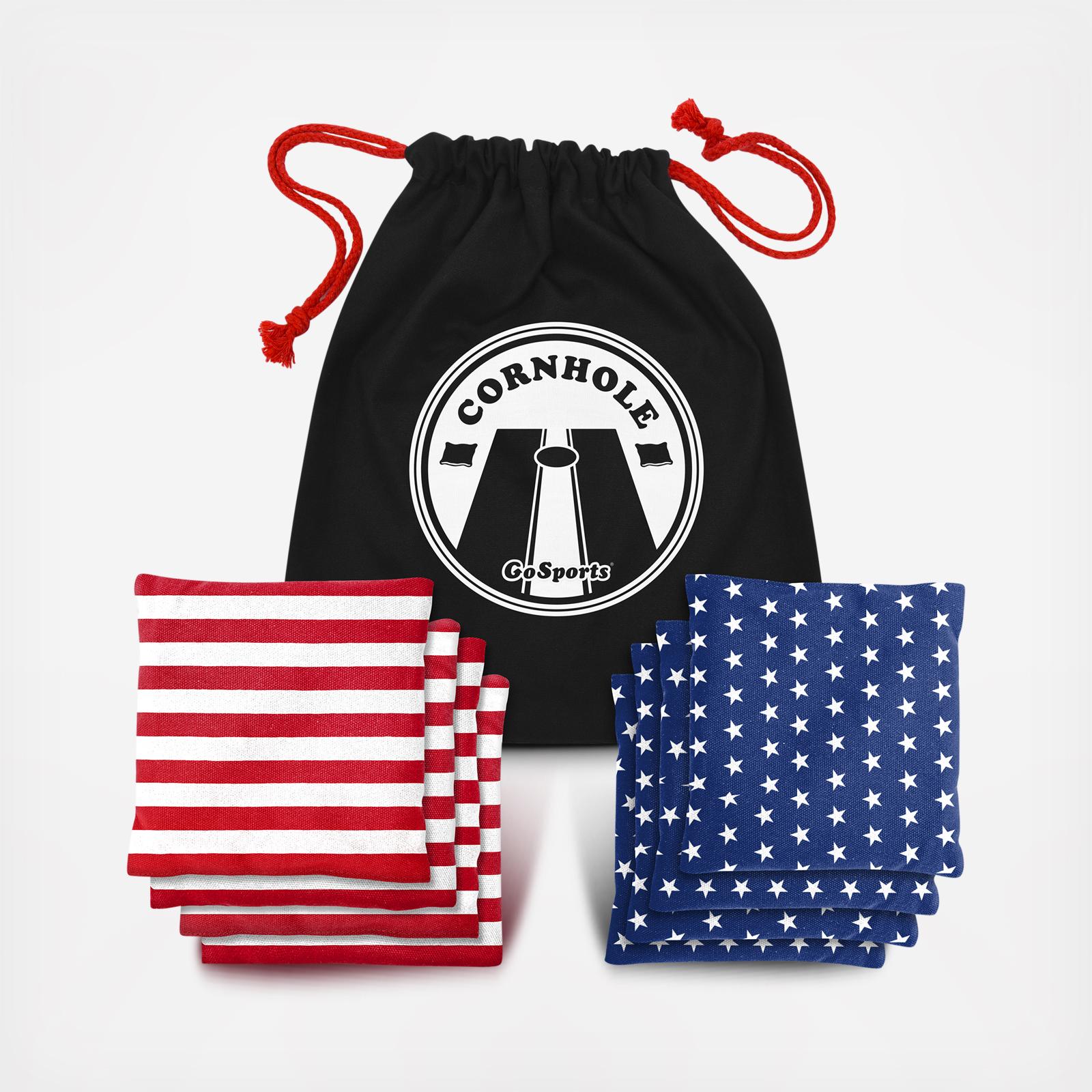 8-Piece America Official Regulation Cornhole Bean Bags Set