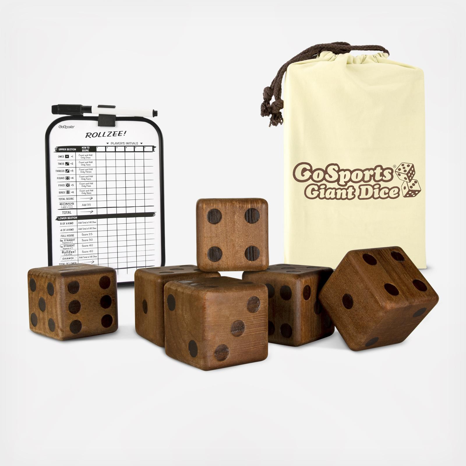 7-Piece Giant Playing Dice Set