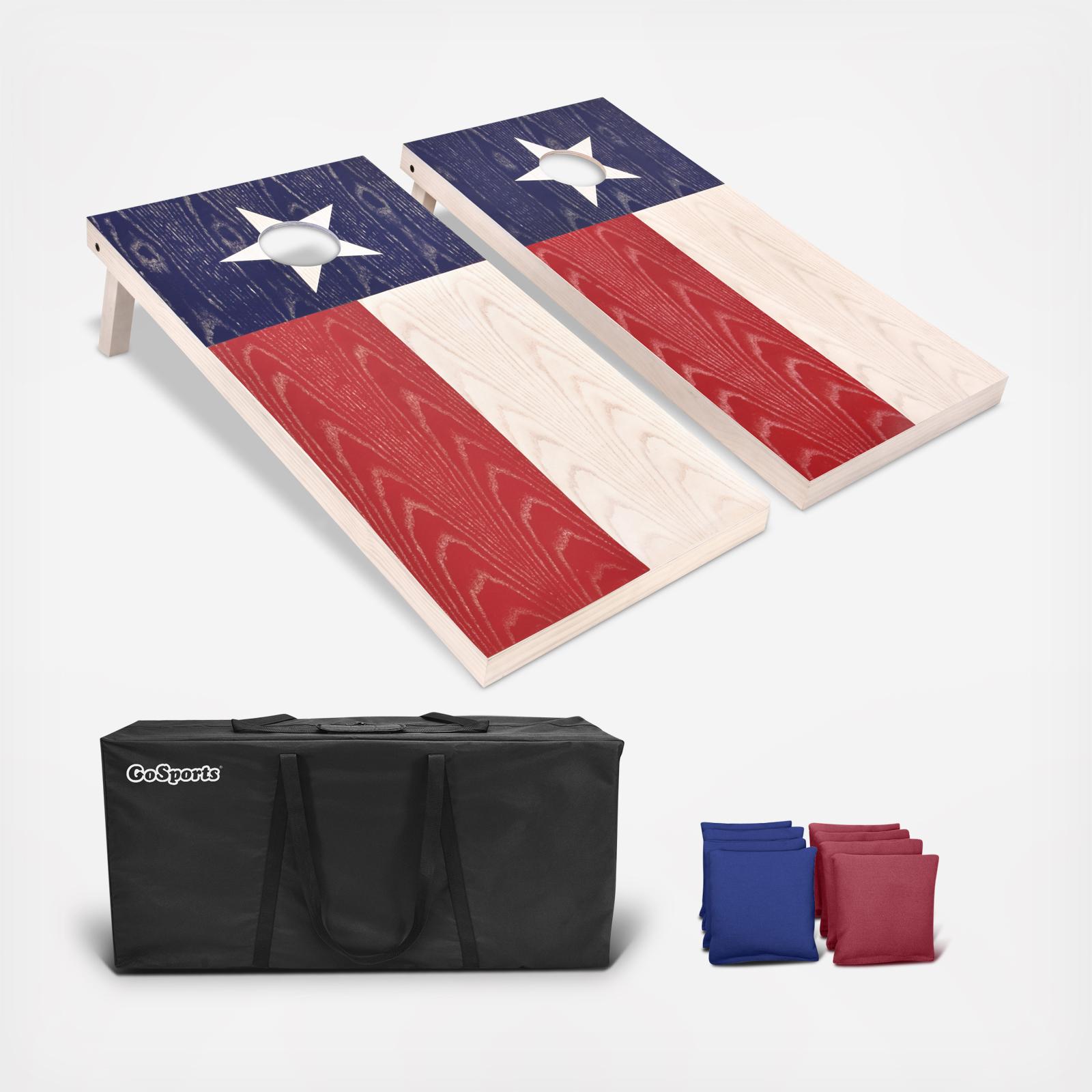 12-Piece State Flag Cornhole Game Set, Regulation Size