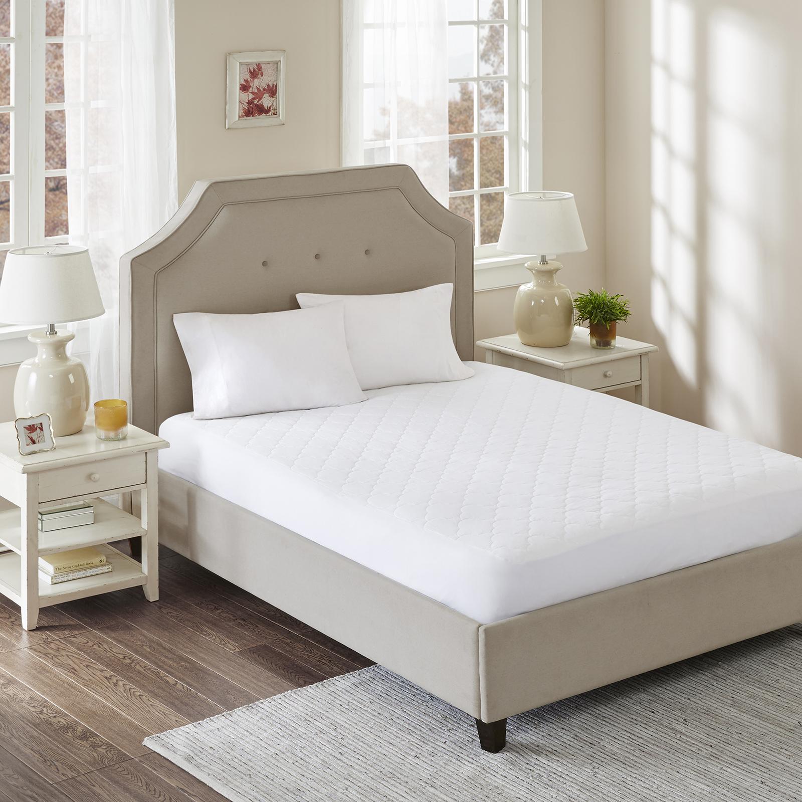 All Natural CottonPercale Quilted Mattress Pad