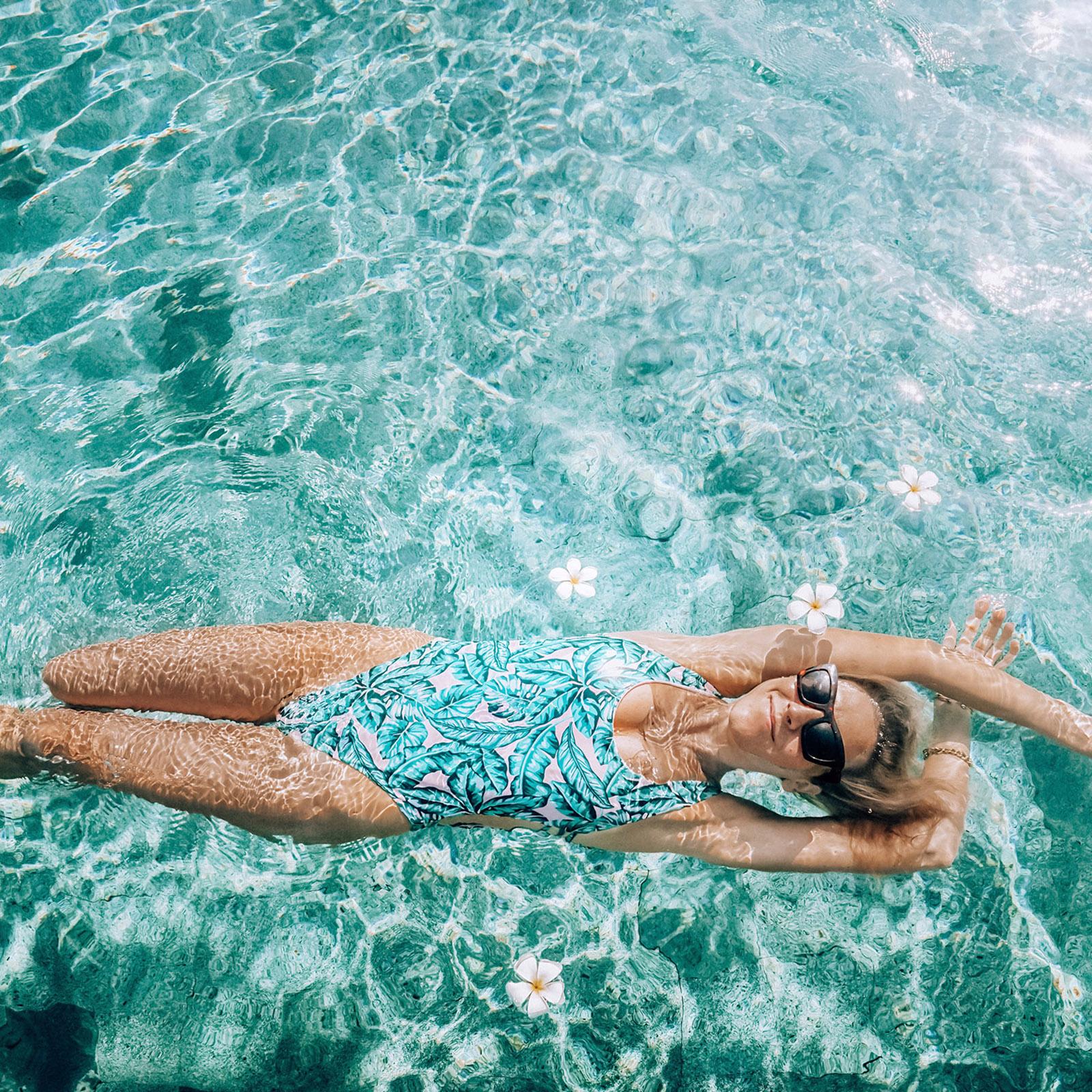 The Beverly Hills Reversible Palms One Piece