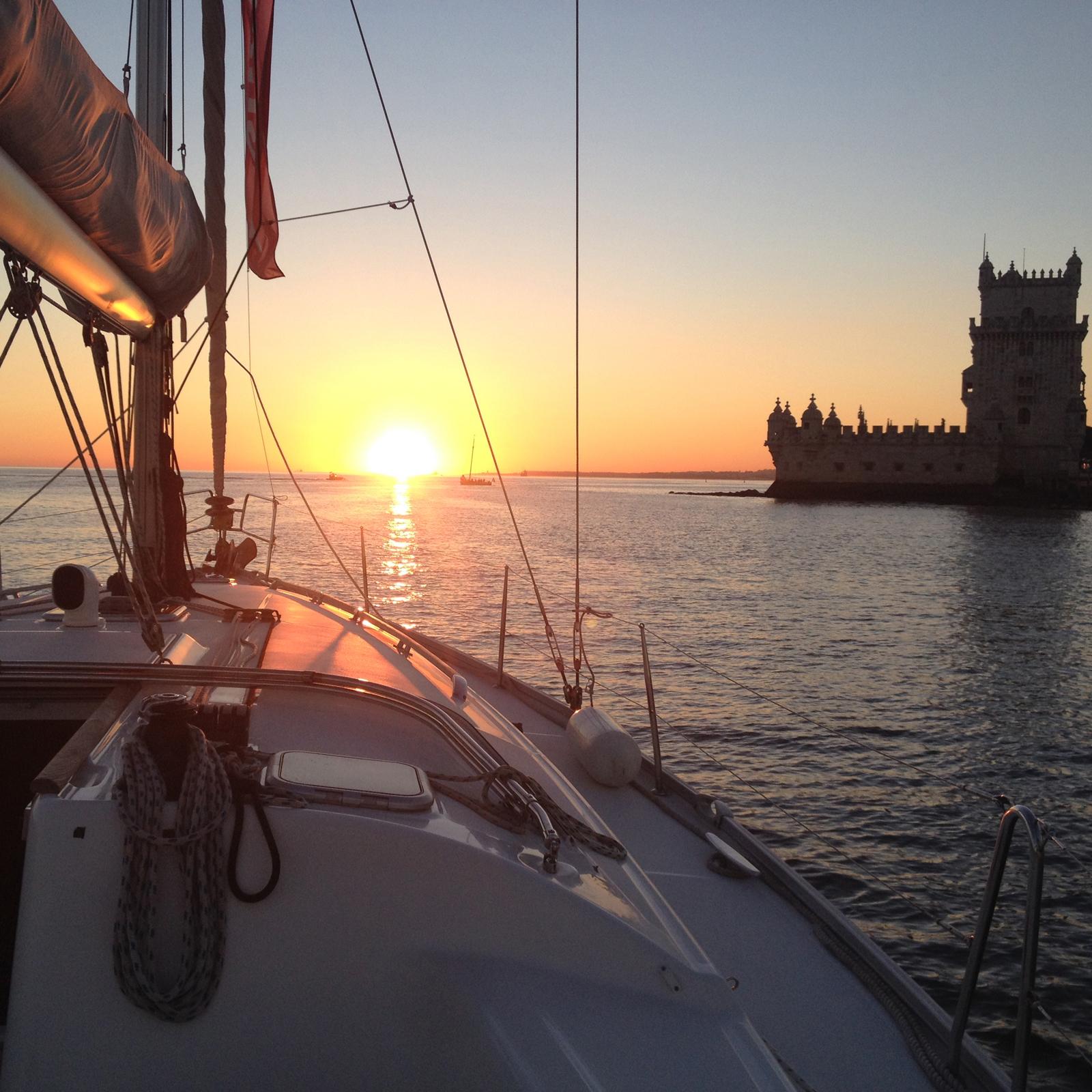 2-Hour Sunset Sailing Tour for 2 - Belem, Portugal