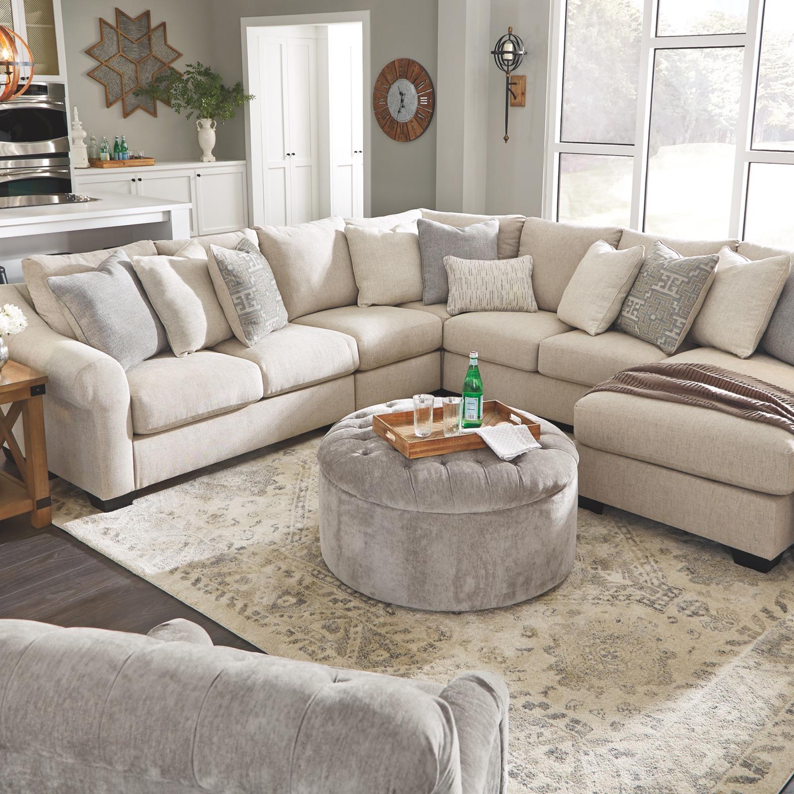 Carnaby Contemporary Oversized Accent Ottoman