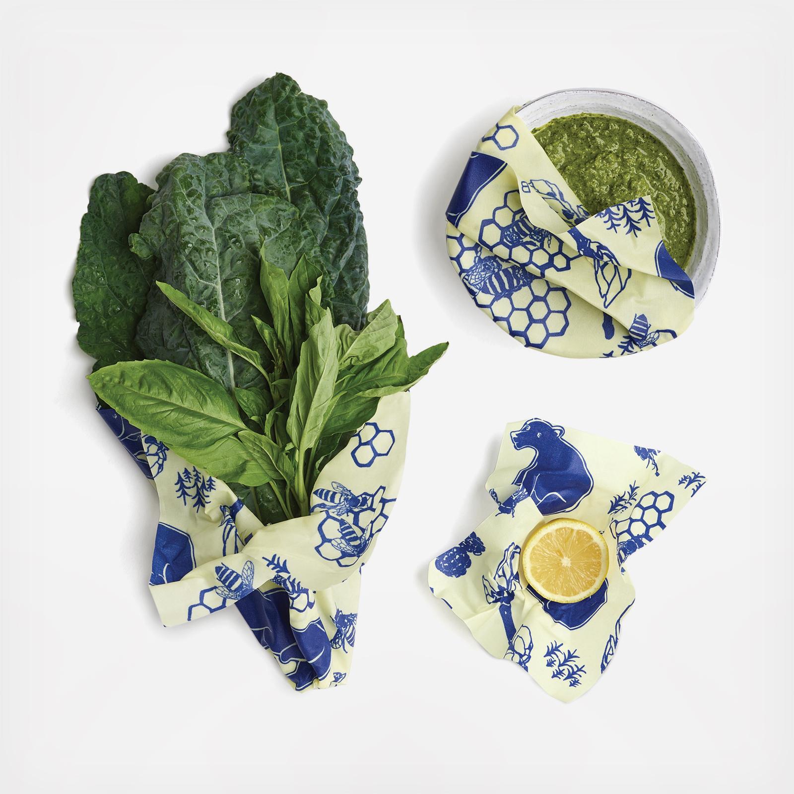 Variety Wrap Food Storage Sheets, Set of 3