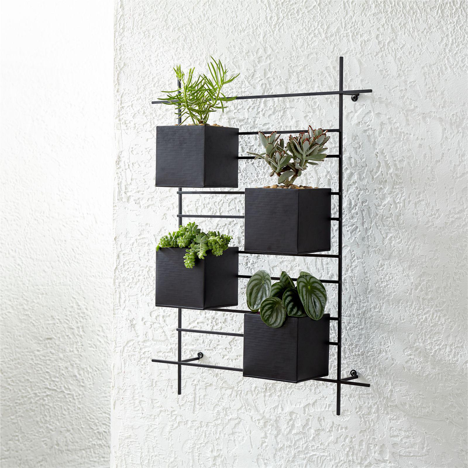 4 Box Wall Mounted Planter