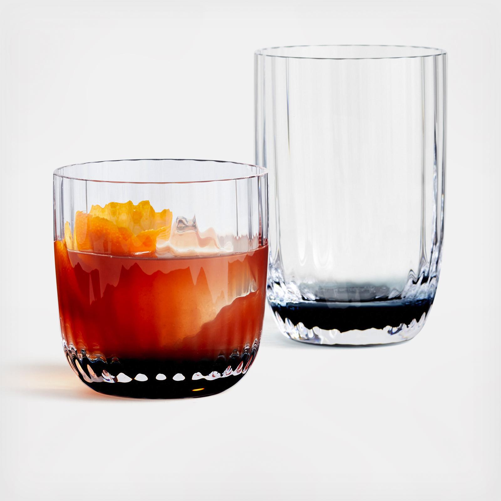 Ezra Optic Highball Glass, Set of 4
