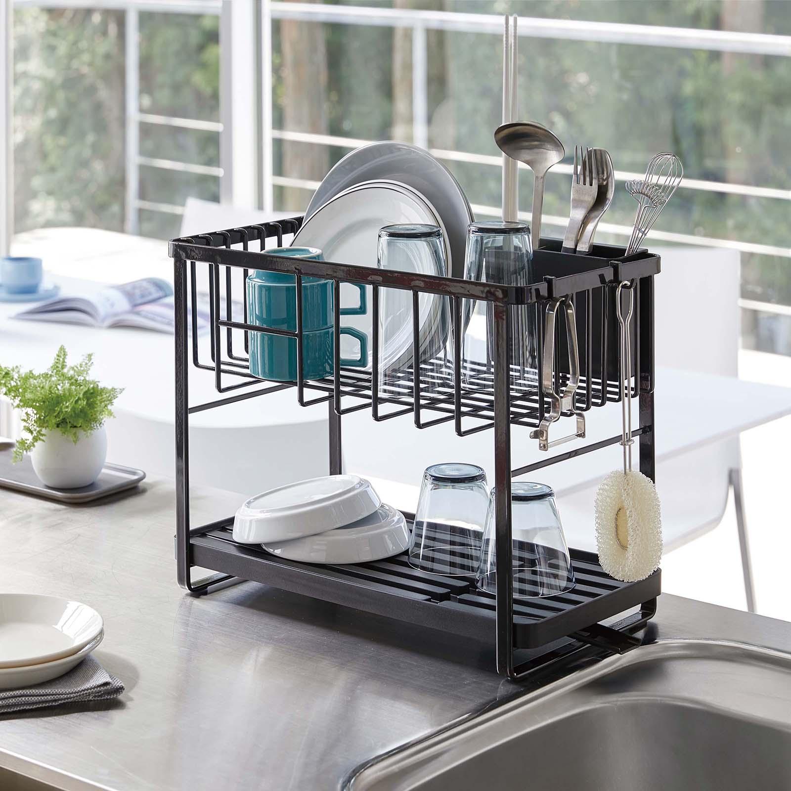 Tower Two-Tier Customizable Dish Rack