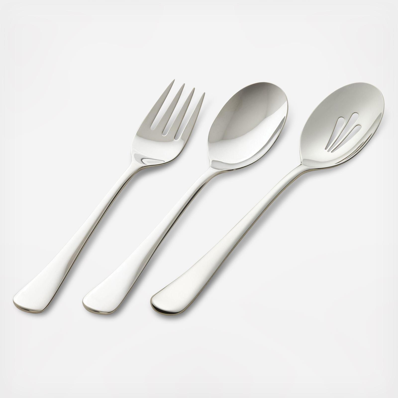 Caesna Mirror 3-Piece Serving Set