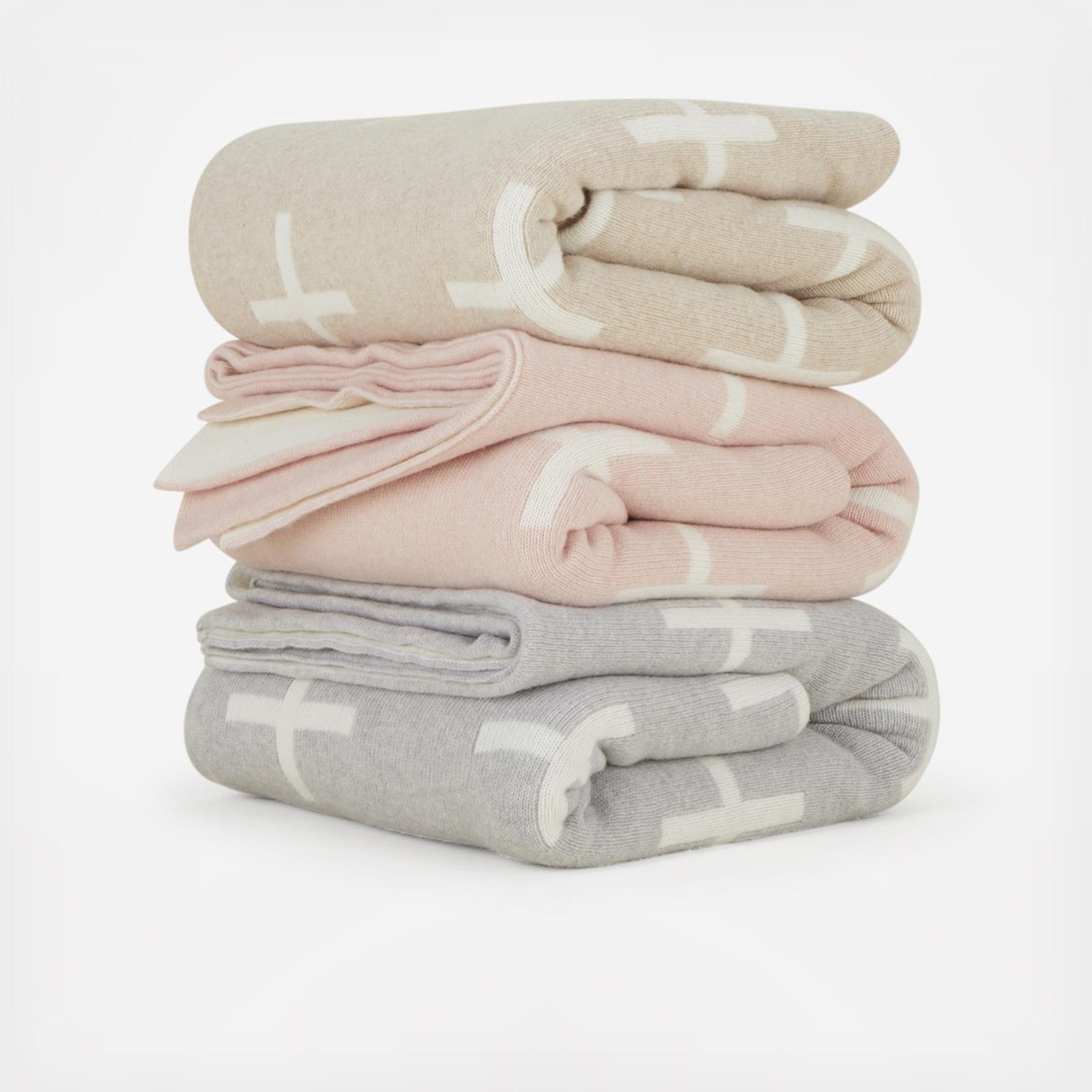 Cross Knit Throw