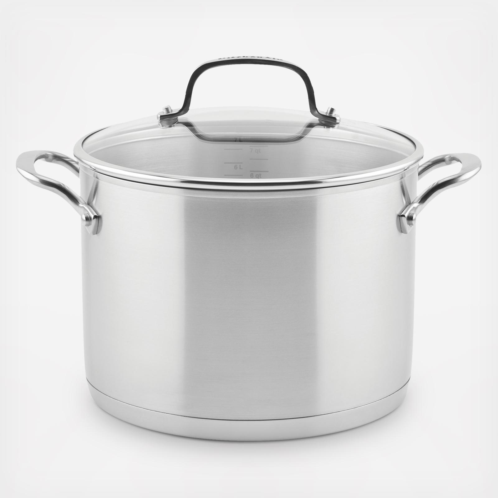 3-Ply Base Stainless Steel Stockpot with Lid