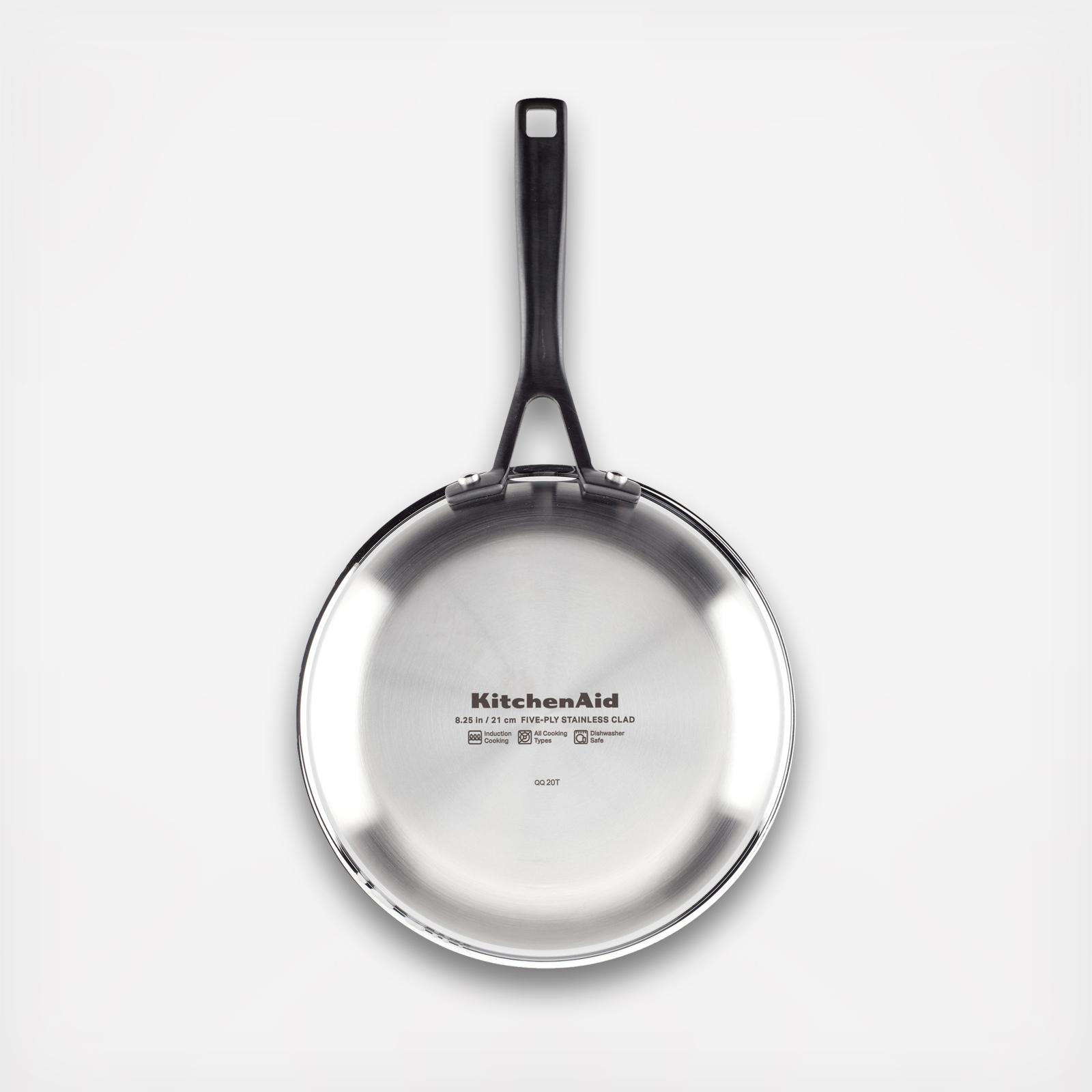 5-Ply Clad Stainless Steel Nonstick Frying Pan