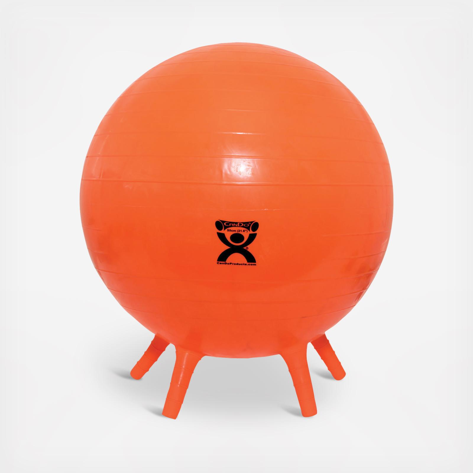 Inflatable Exercise Ball with Stability Feet