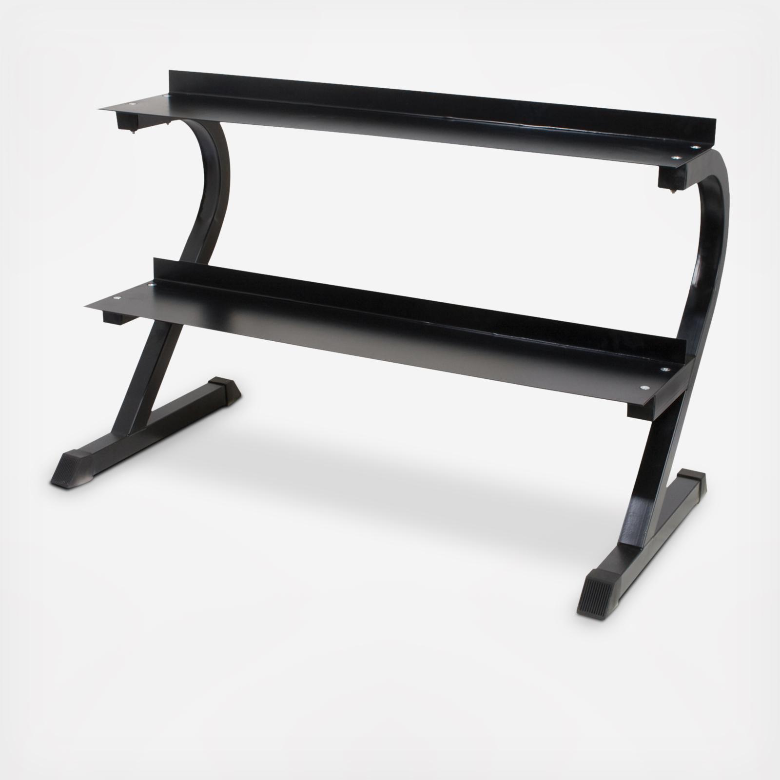 Vinyl-Coated Kettlebell Studio Rack