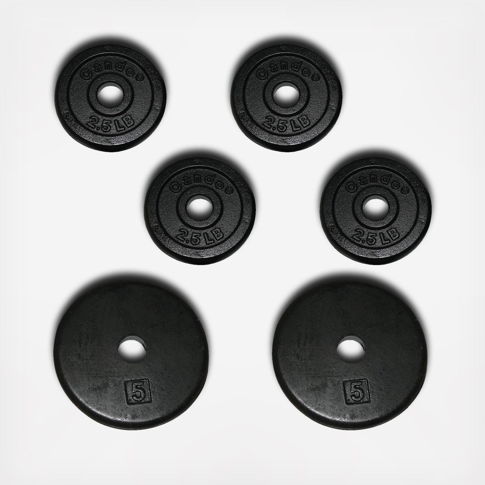 Iron Disc Weight Plates 20 lb Set