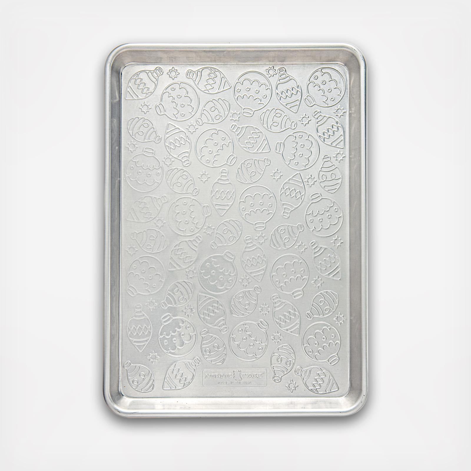 Embossed Holiday Ornament Half Sheet