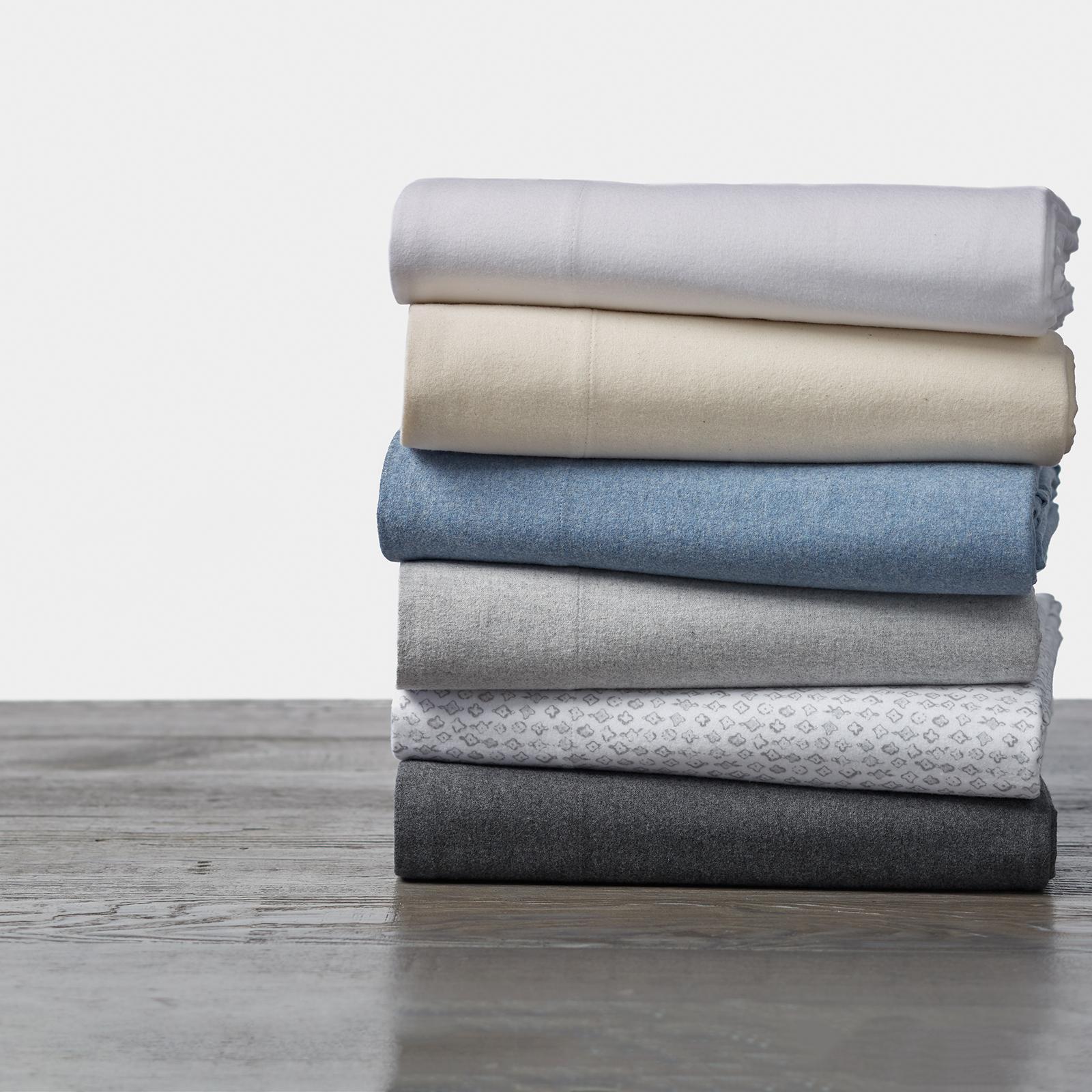 Cloud Brushed Organic Flannel Fitted Sheet