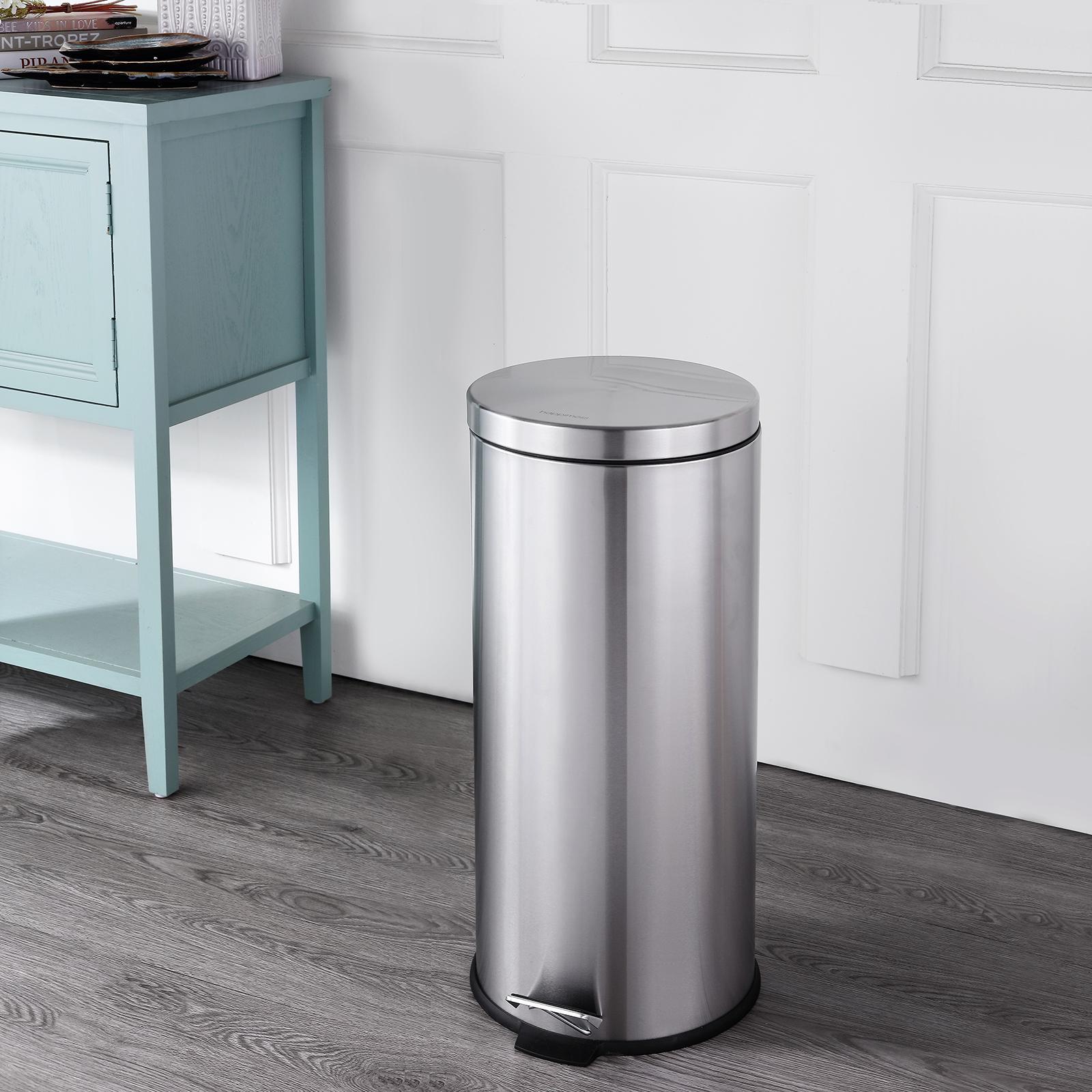 2-Piece Oscar Step Trash Can Set