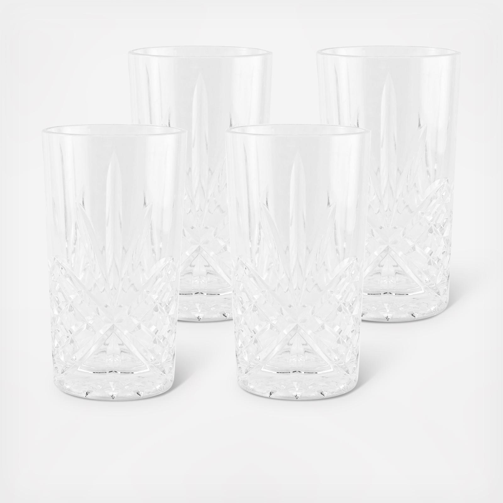 Dublin Acrylic Highball Glass, Set of 4