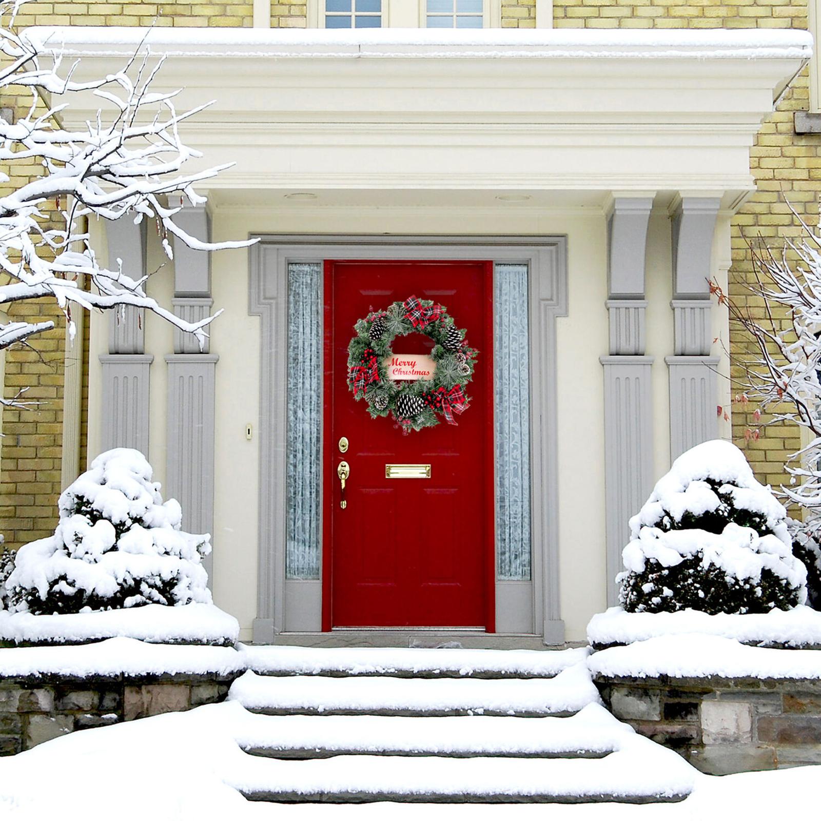 Christmas Frosted Wreath
