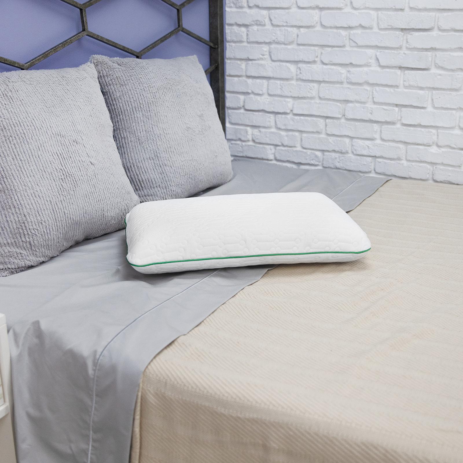Fresh and Clean Classic Comfort Memory Foam Pillow with Ultra-Fresh Treated Fabric