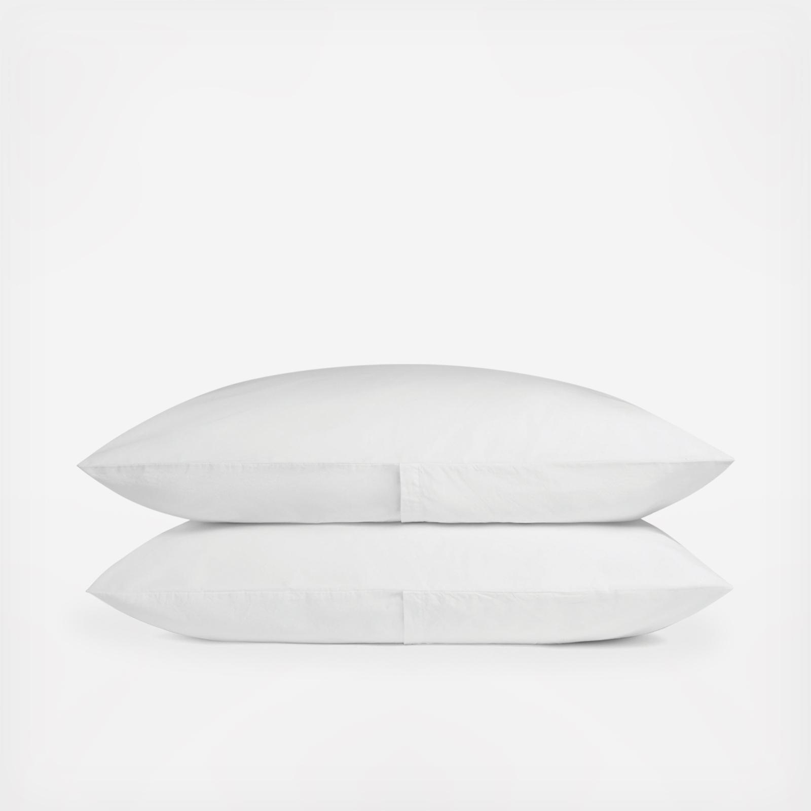 Brushed Cotton Pillowcase, Set of 2