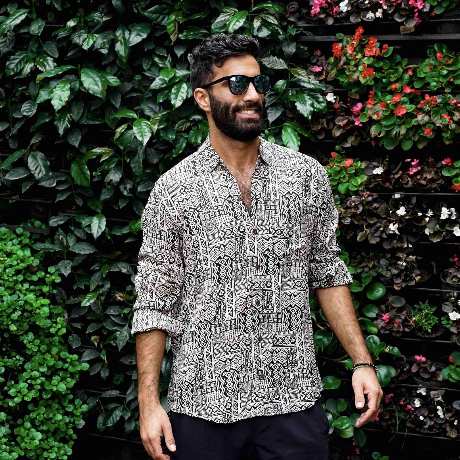 The Night Out Long Sleeve Men's Shirt