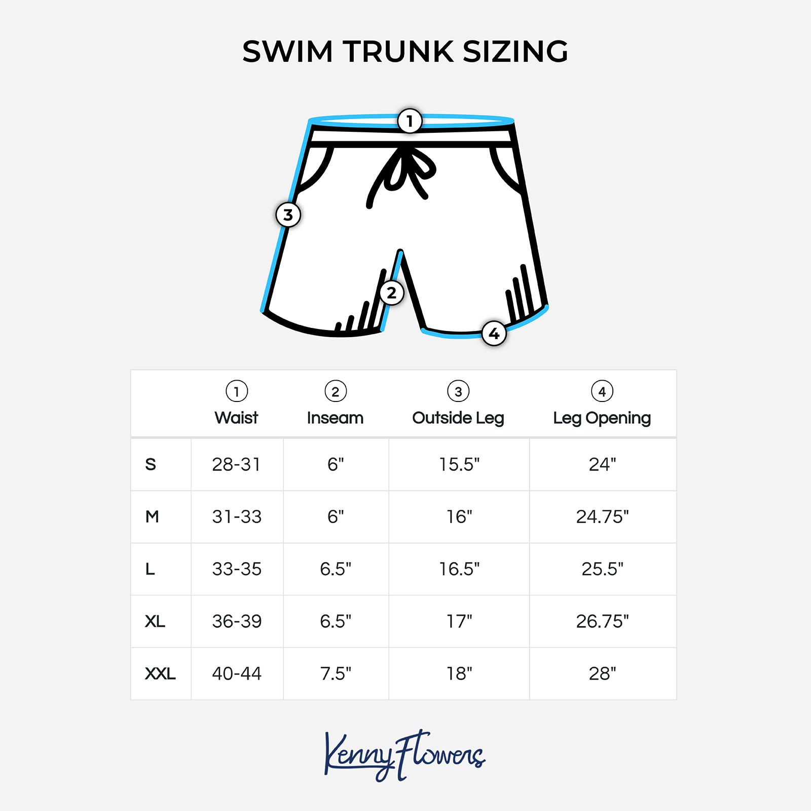 The Mane Attraction Swim Trunks