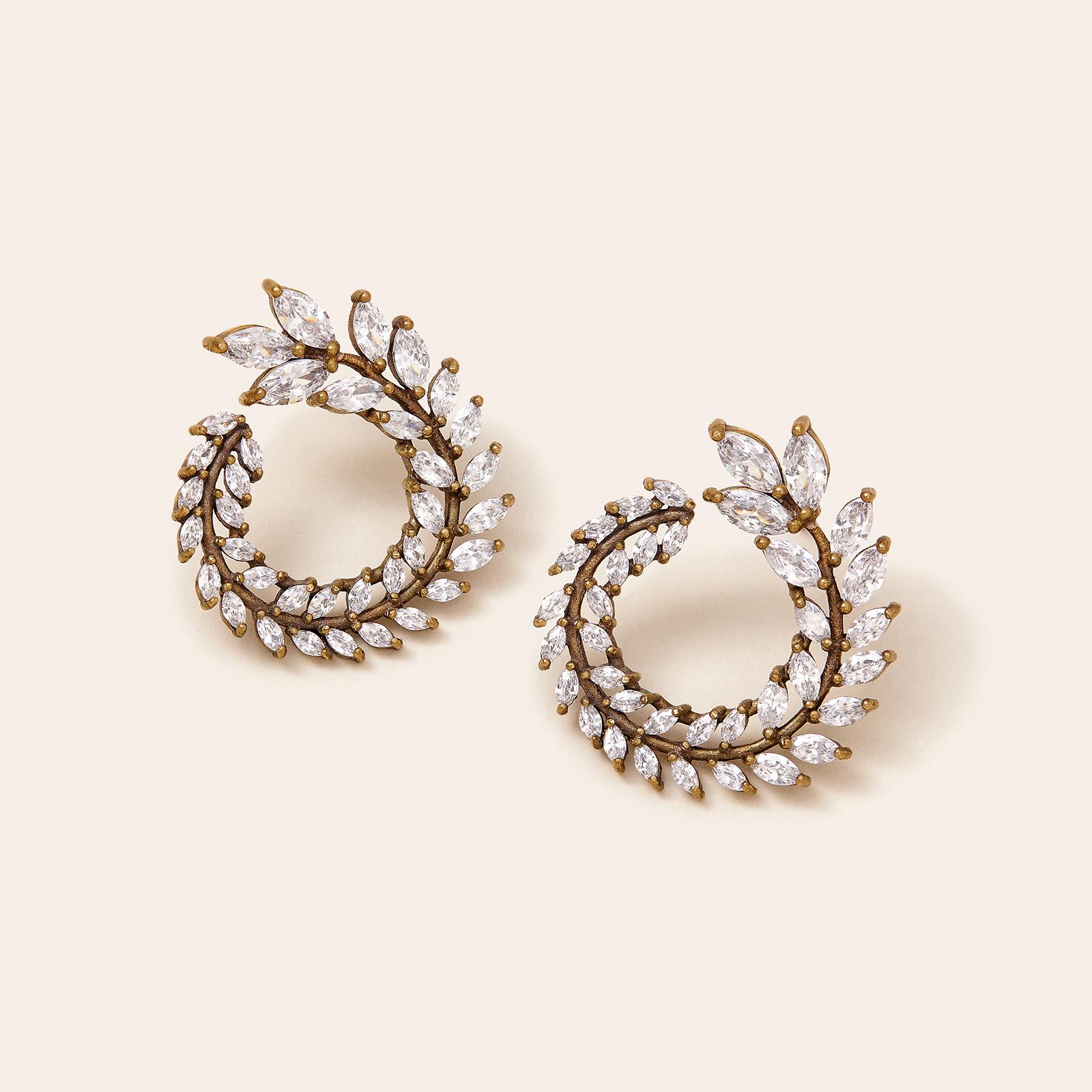 Serefina x Zola Vine Leaf Earrings