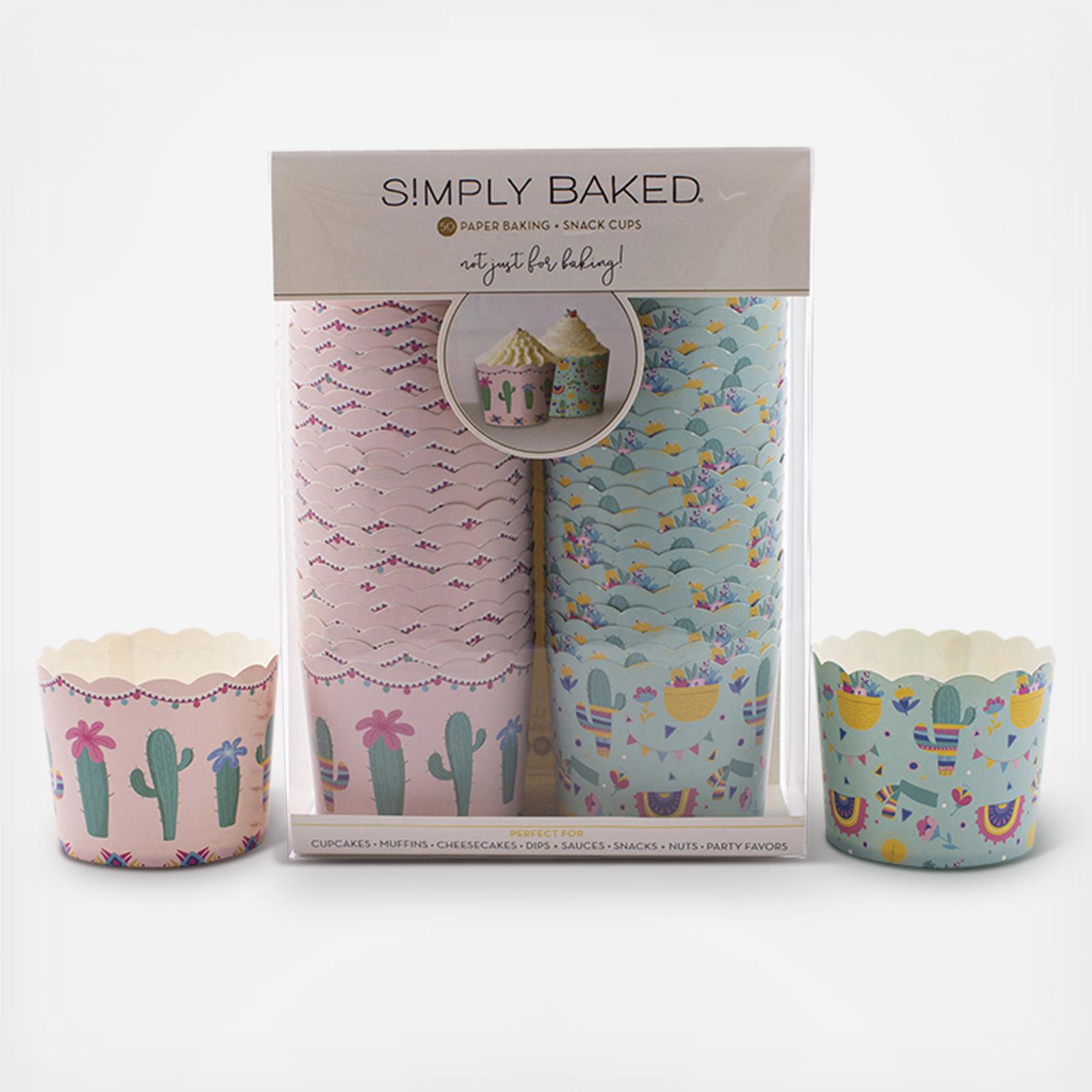Cactus Large Cupcake Cup, Set of 100