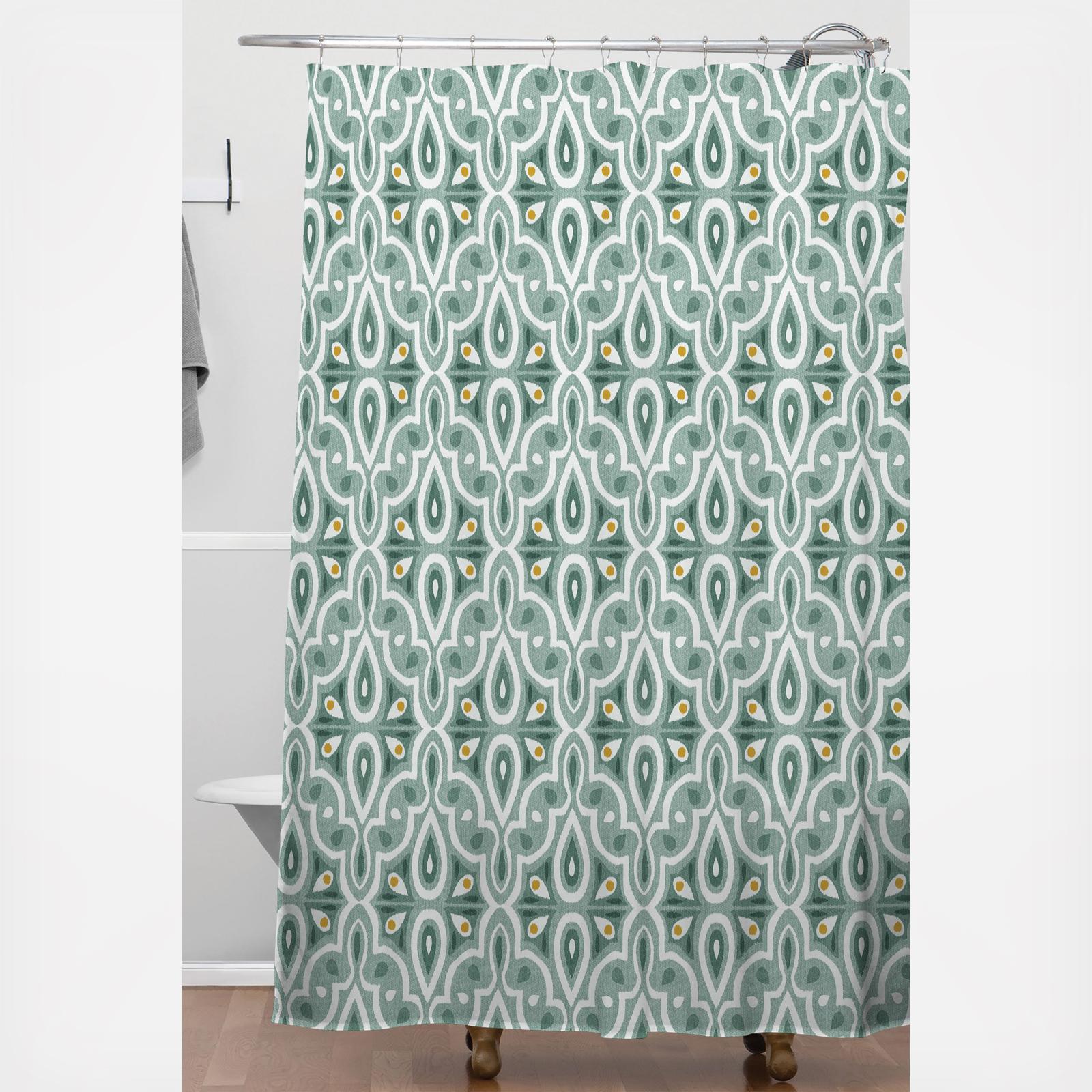 Broderie Eucalyptus Shower Curtain