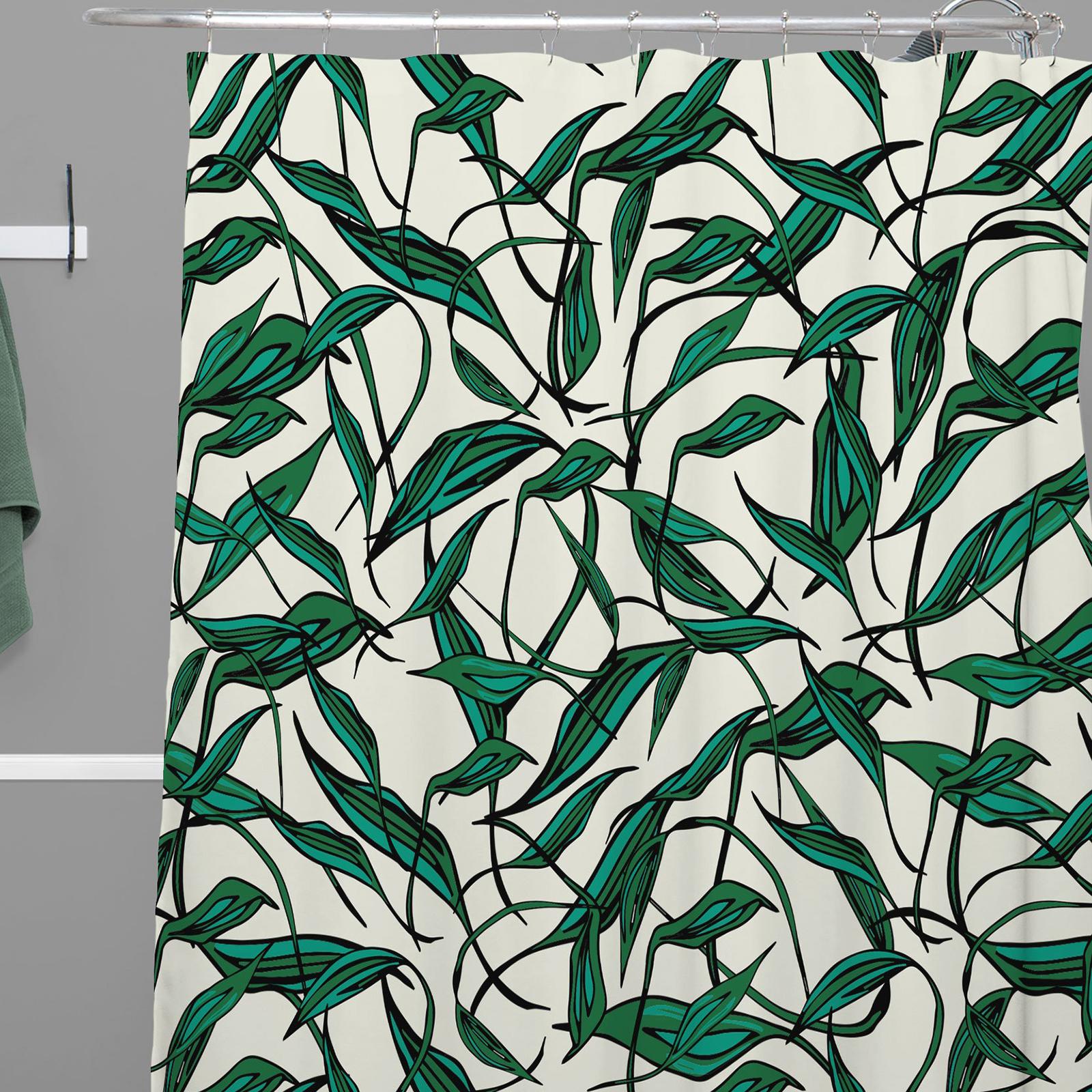 Bamboo Leaf Shower Curtain