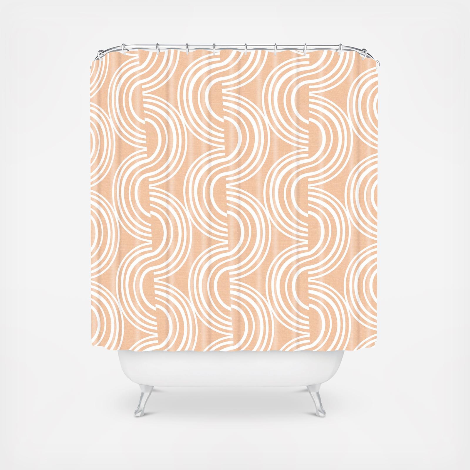 Wander Desert Clay Shower Curtain