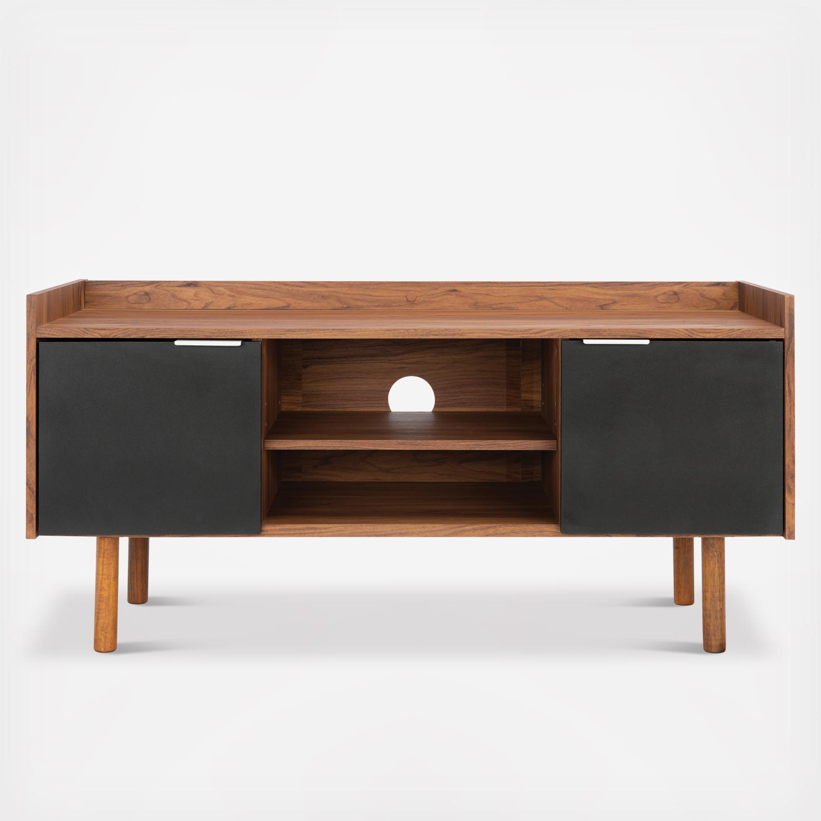 Diara 2-Shelf 2-Door Media Stand