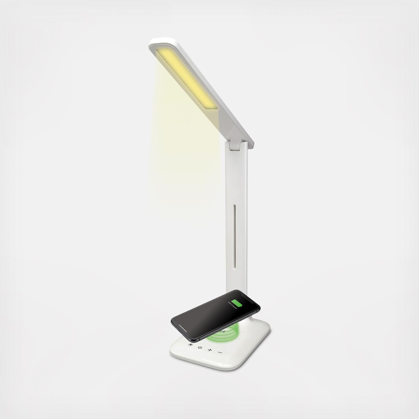 LED Desk Lamp with Wireless Charging