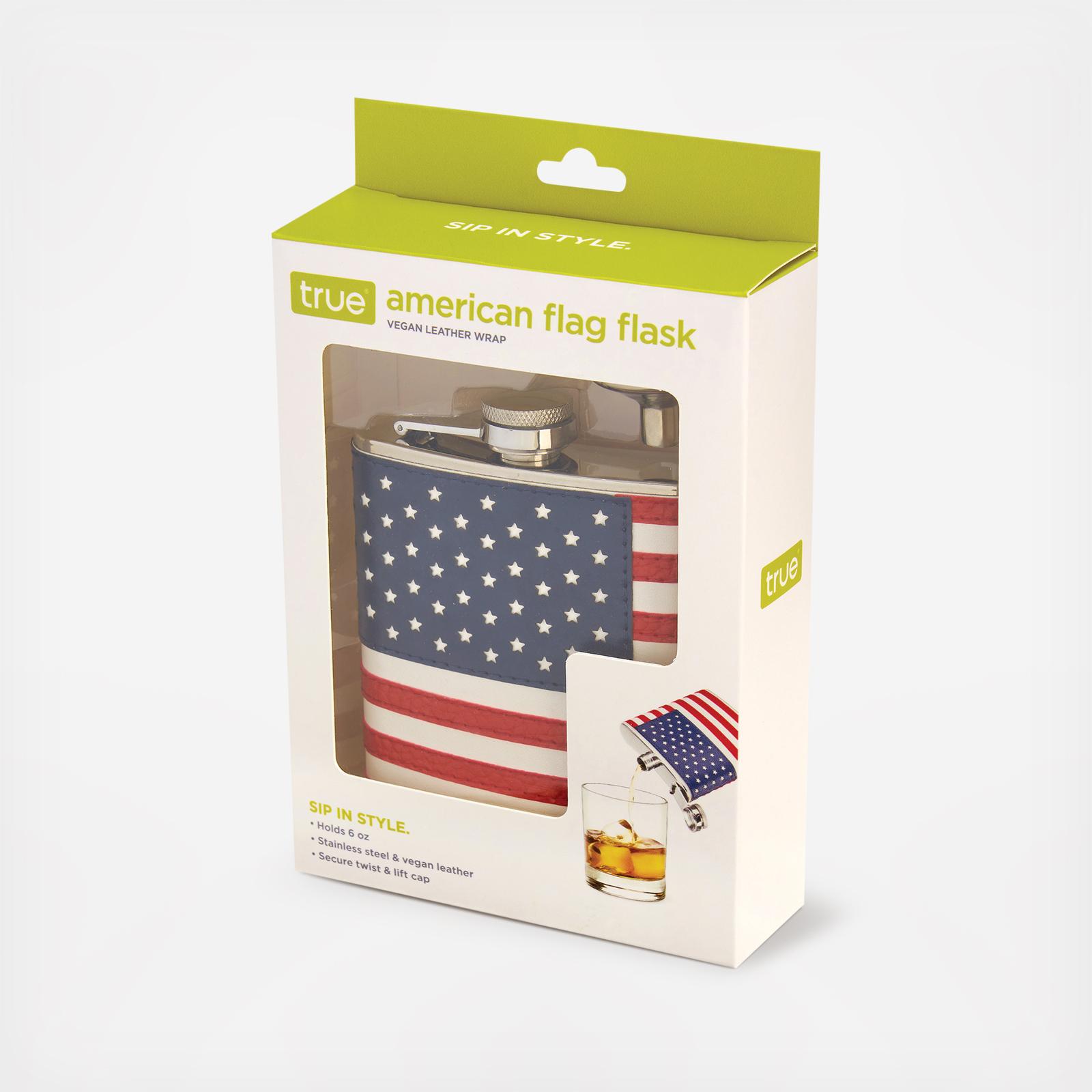 American Flag Flask