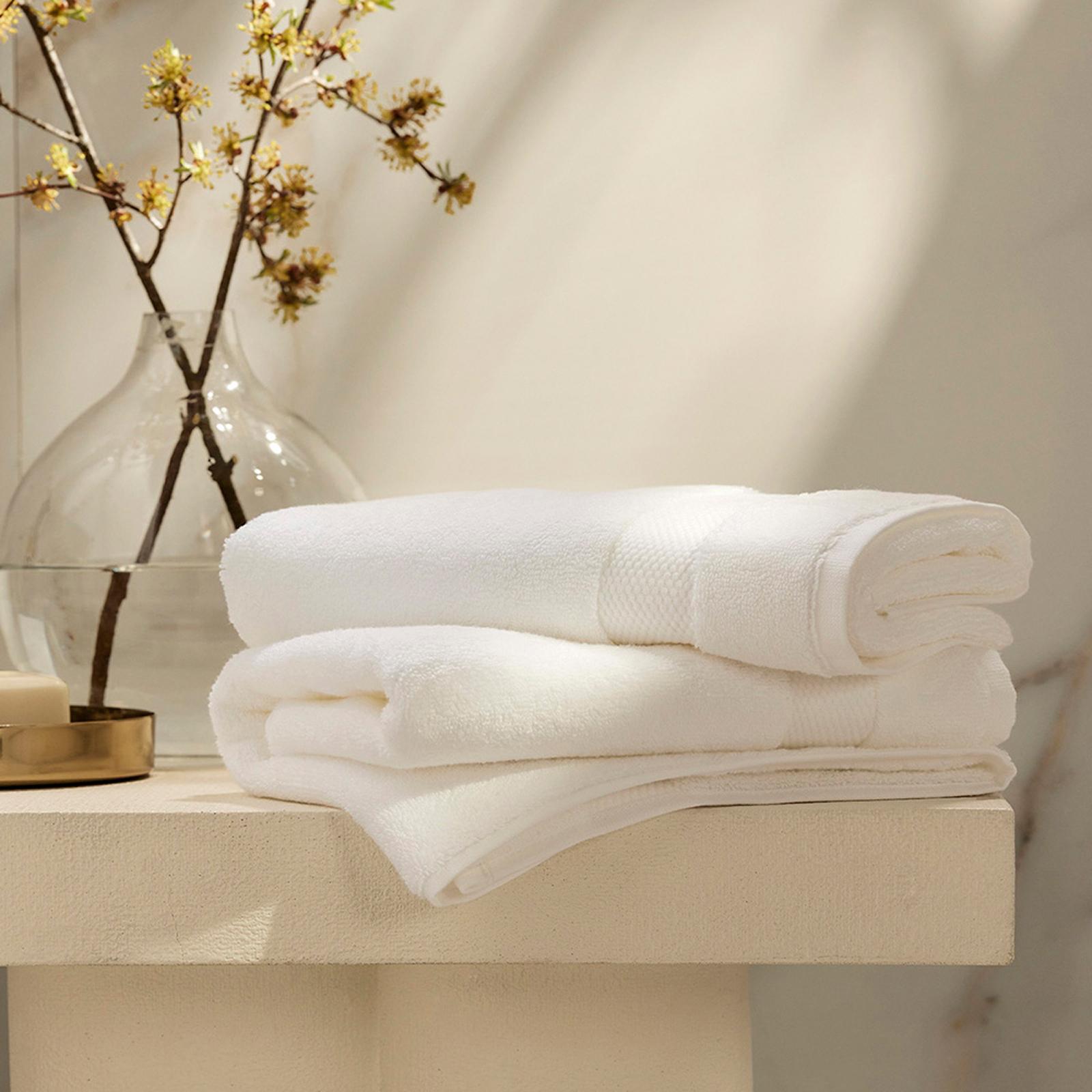 Plush Organic Hand Towel, Set of 2