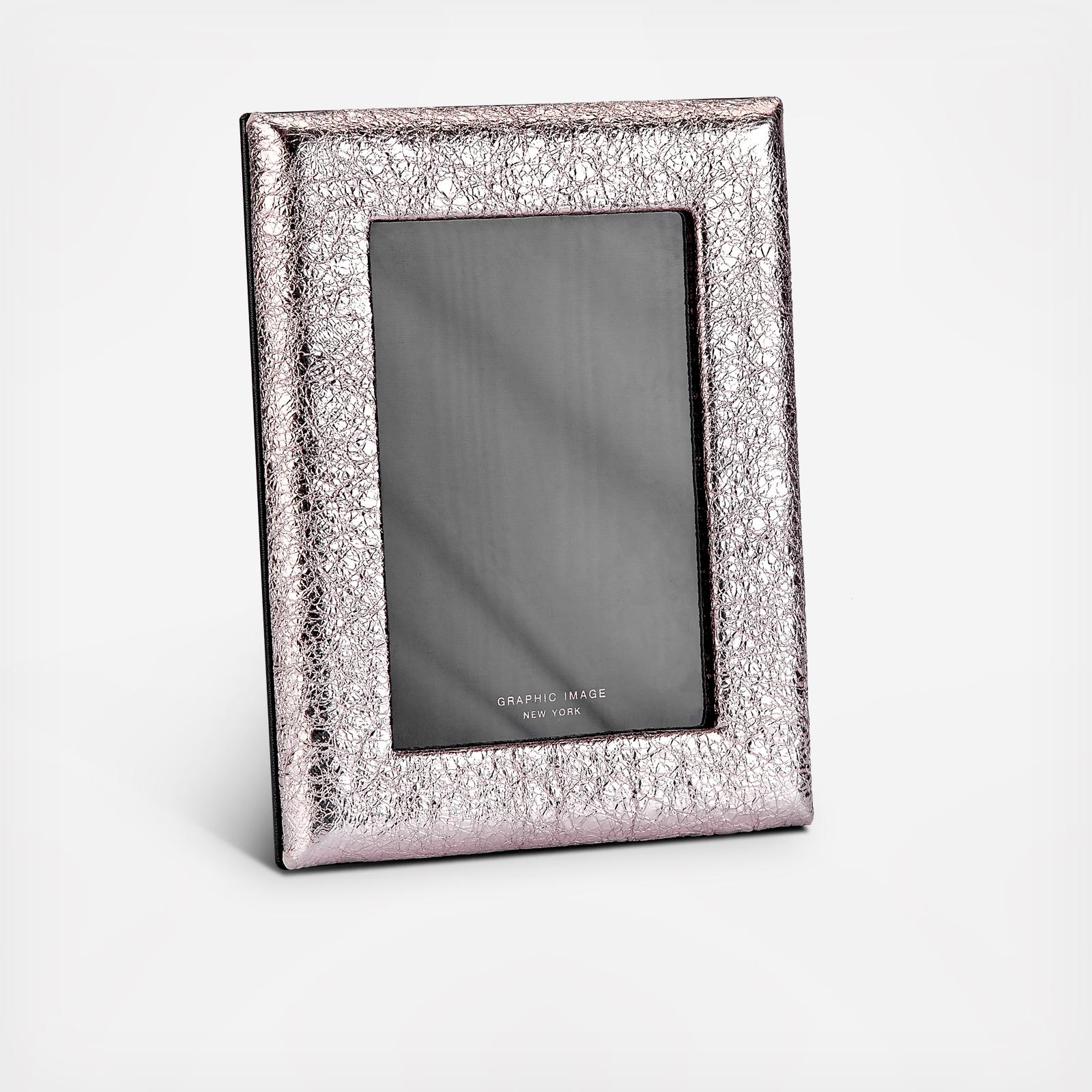 4 X 6 Metallic Leather Picture Frame