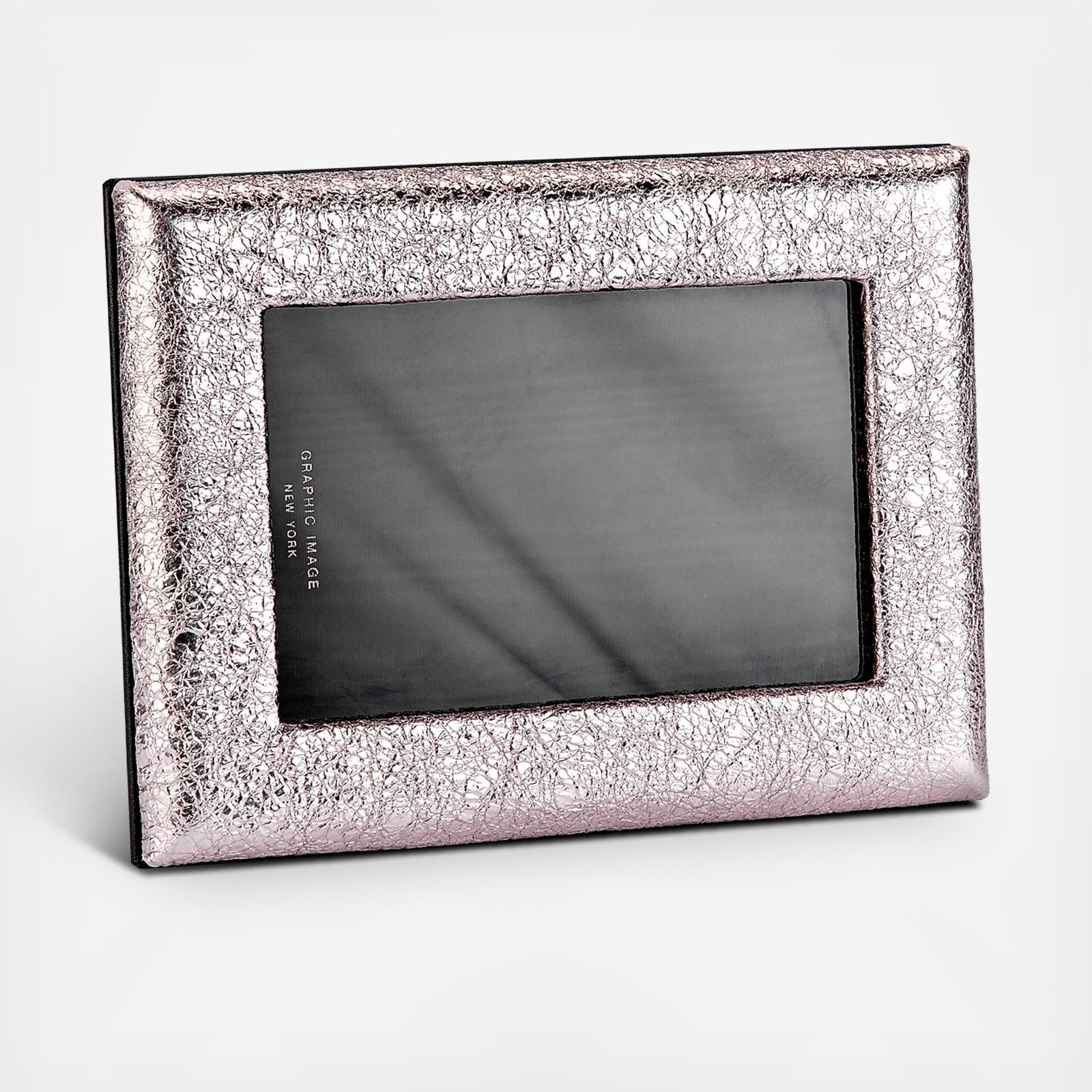 4 X 6 Metallic Leather Picture Frame