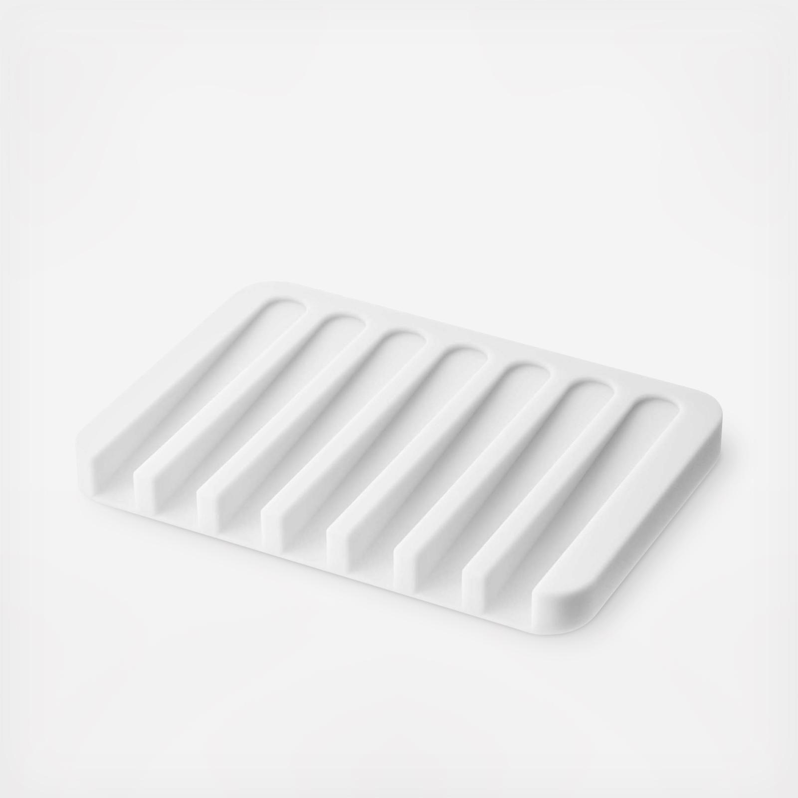 Flow Self-Draining Silicone Soap Tray