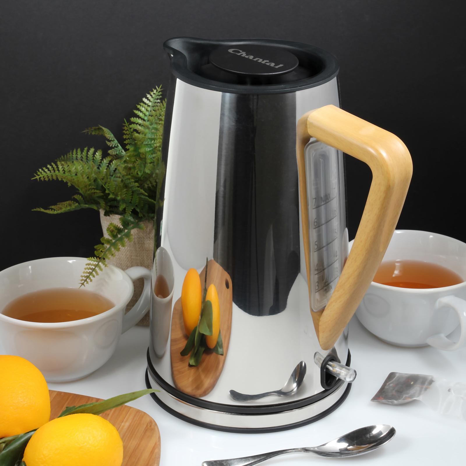 Oslo Electric Water Kettle, Polished Stainless Steel