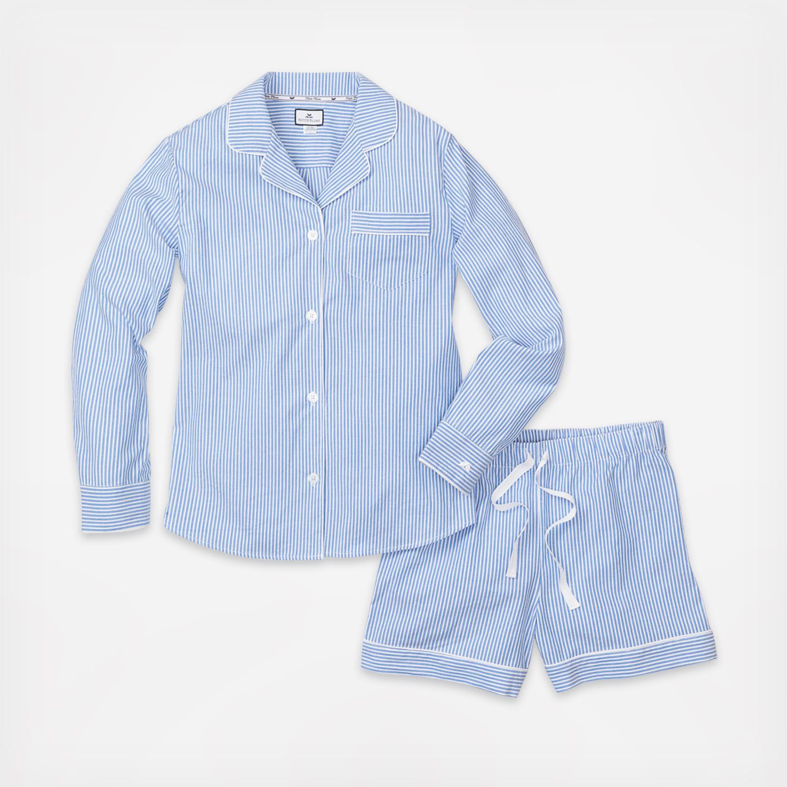 Seersucker Long Sleeve Short Set