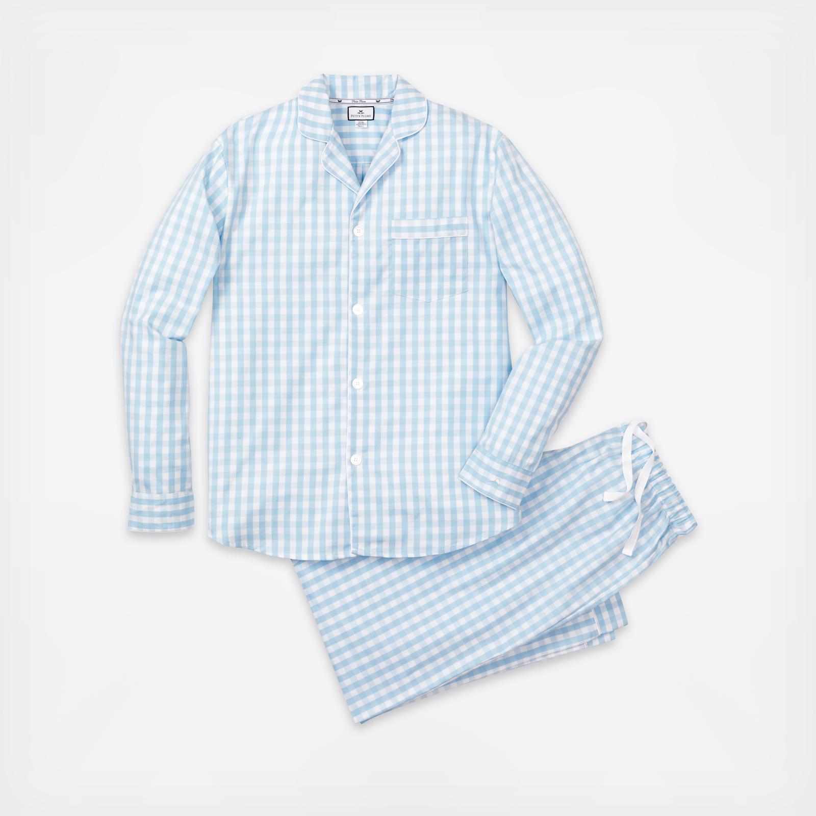 Men's Gingham Pajama Set