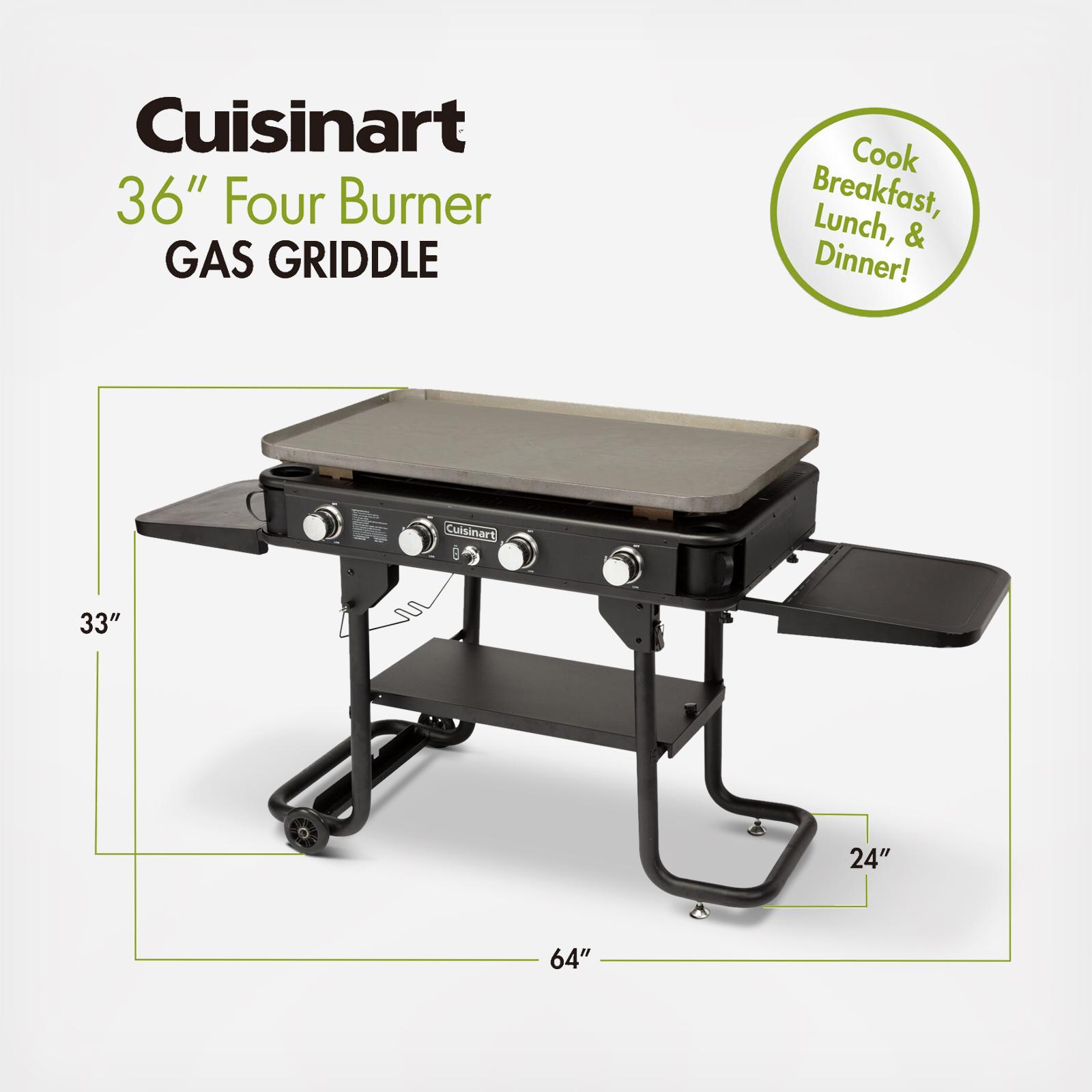 4-Burner Gas Griddle, 36"