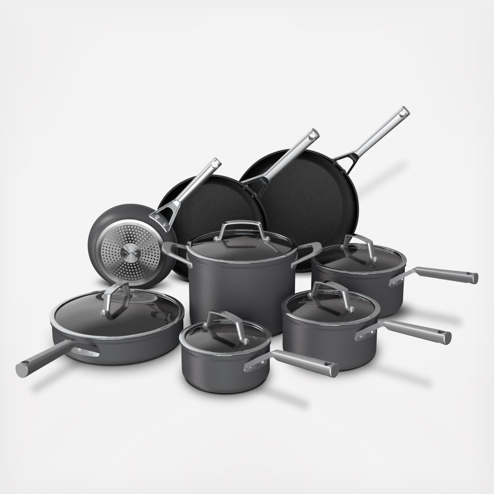 NeverStick Premium Hard-Anodized 13-Piece Cookware Set