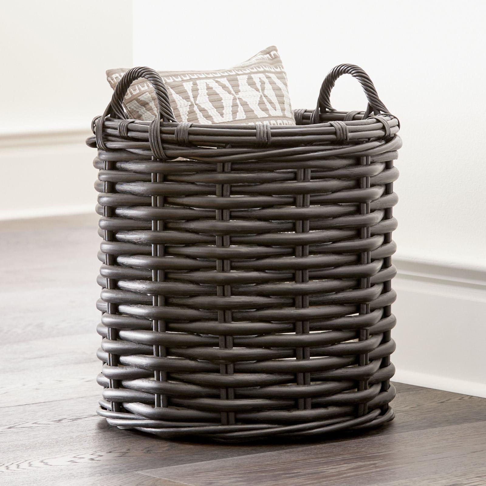 Rattan Woven Round Basket