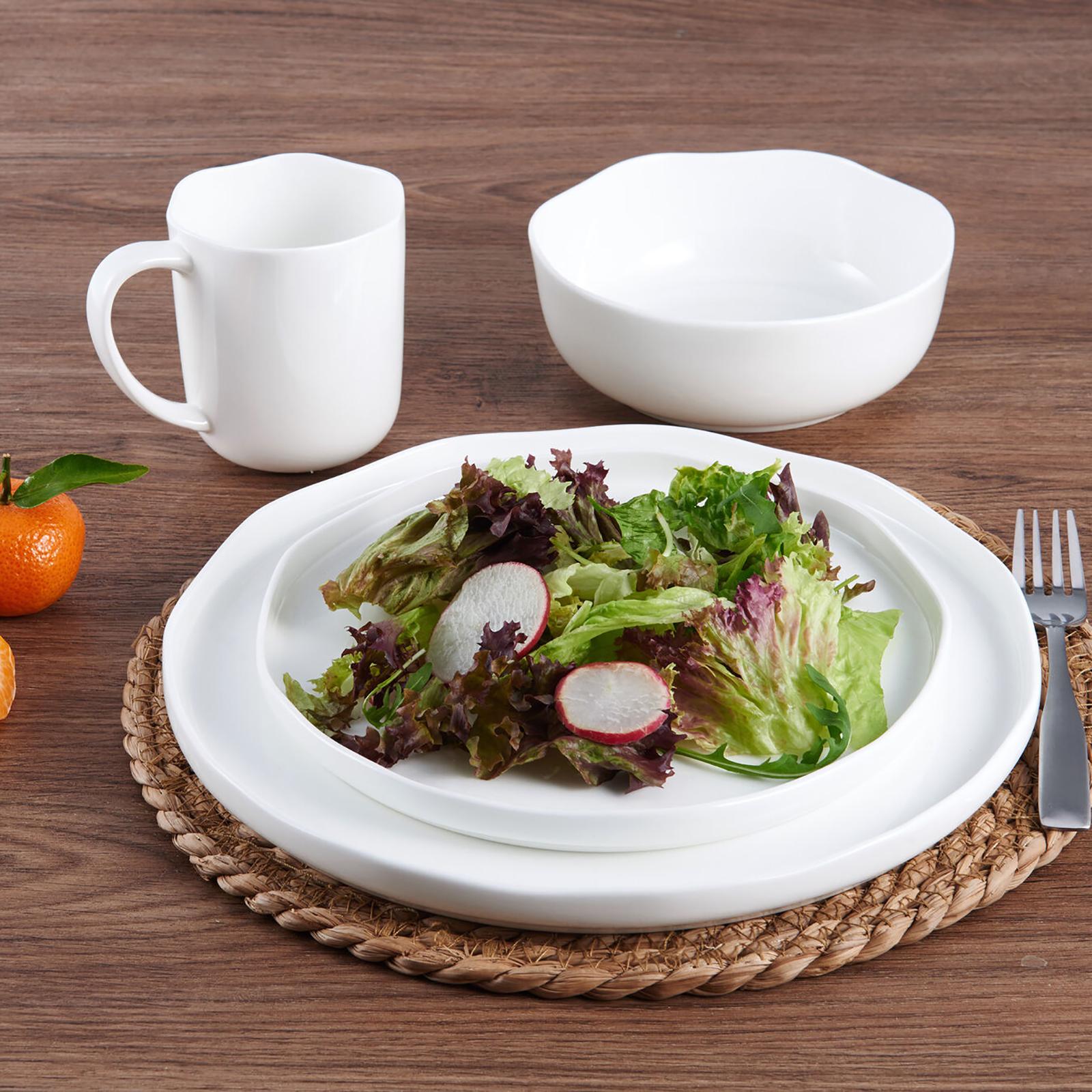 Adelaide 16-Piece Bone China Dinnerware Set, Service for 4