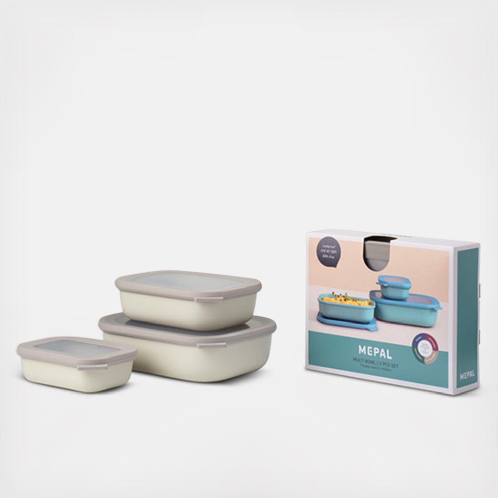 Cirqula, Rectangular Shallow Storage Set, 3 Piece