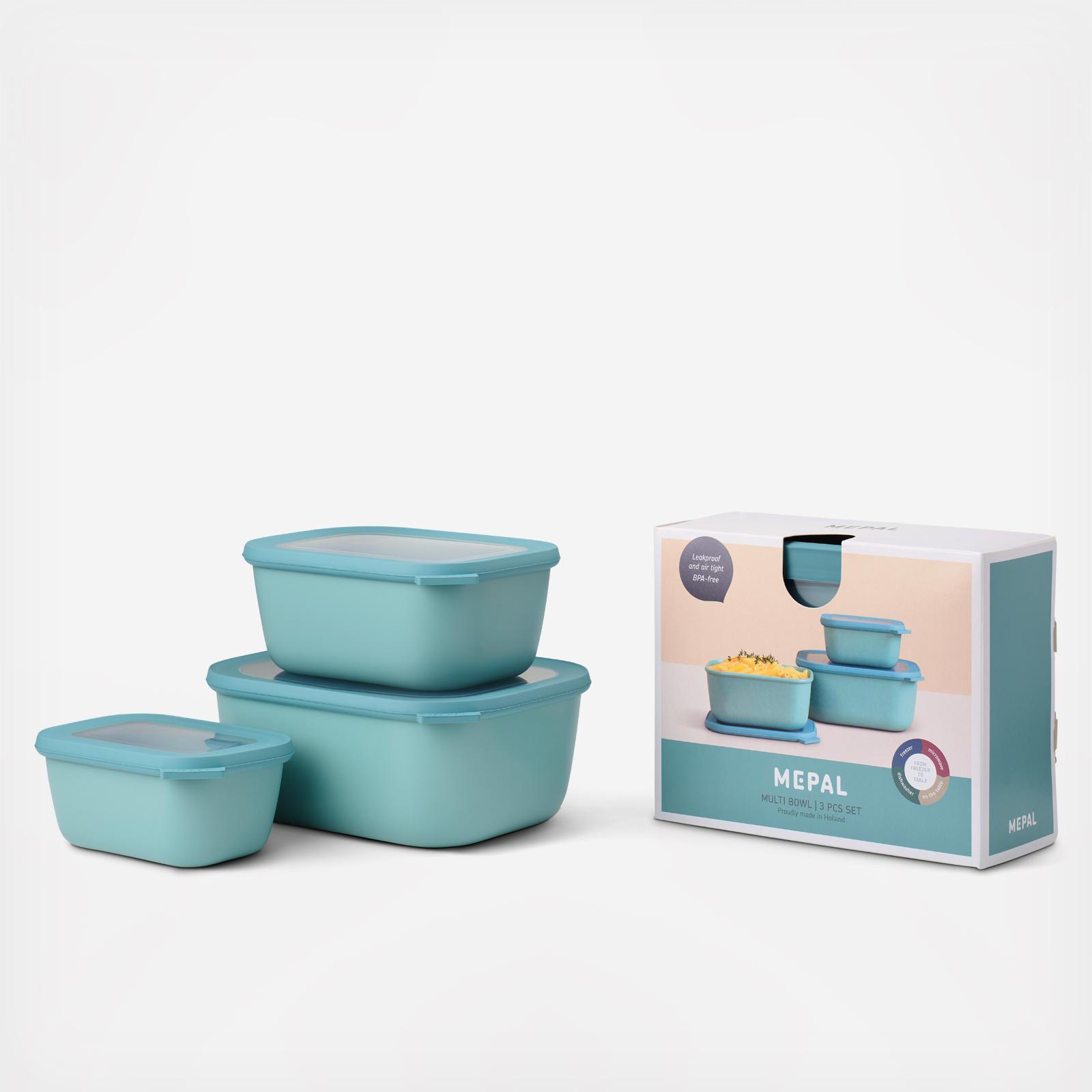Cirqula, Rectangular Deep Storage Set, 3 Piece