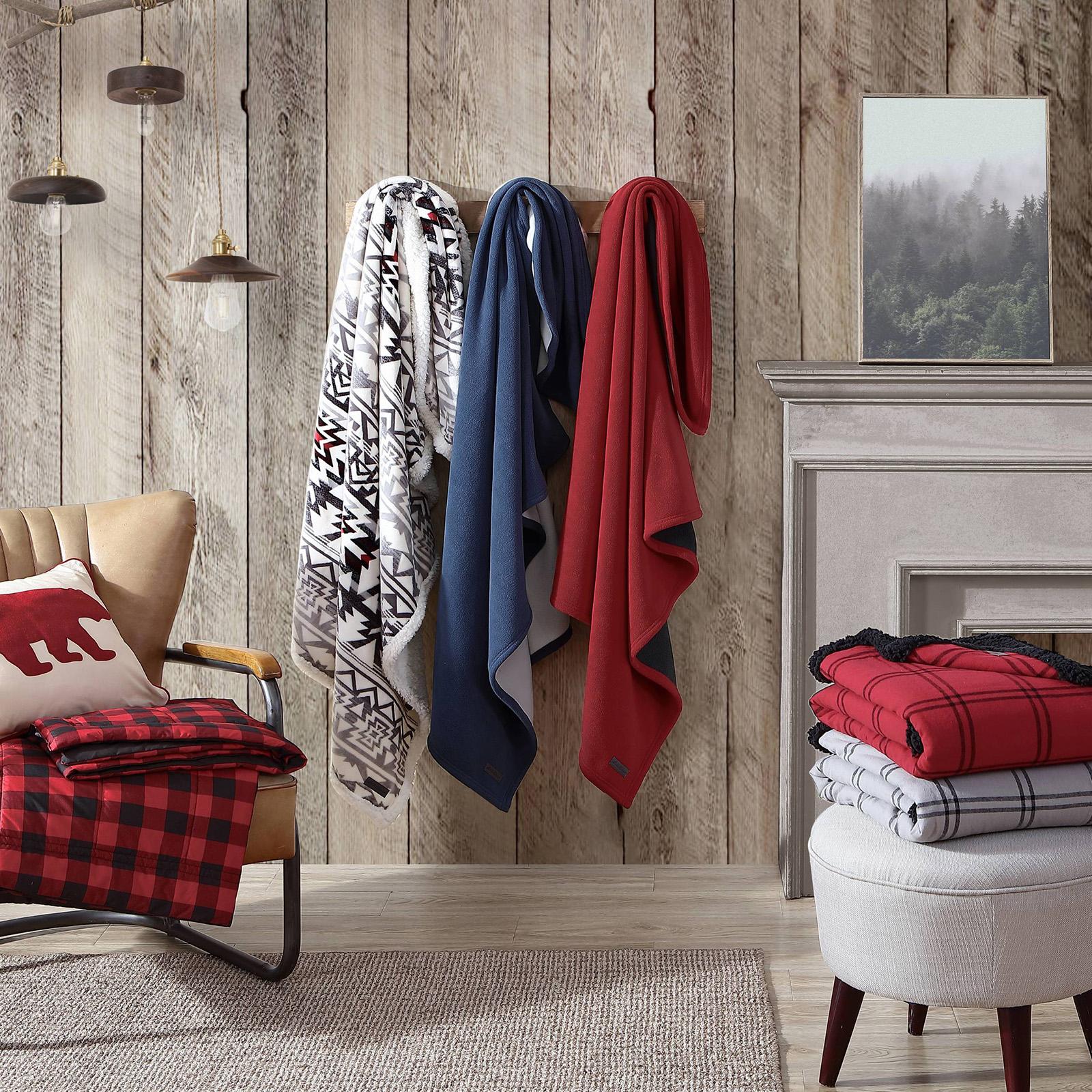 Clyde Hill Stripe Throw Blanket