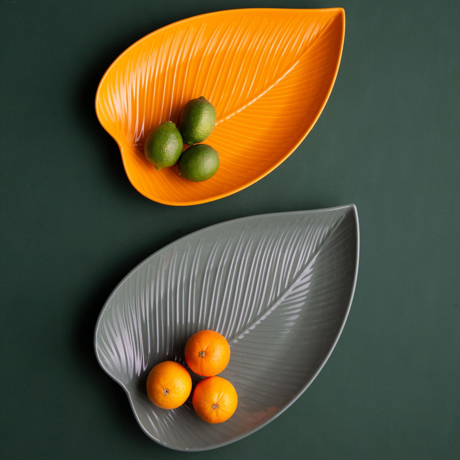 In The Forest Leaf Platter, Set of 2
